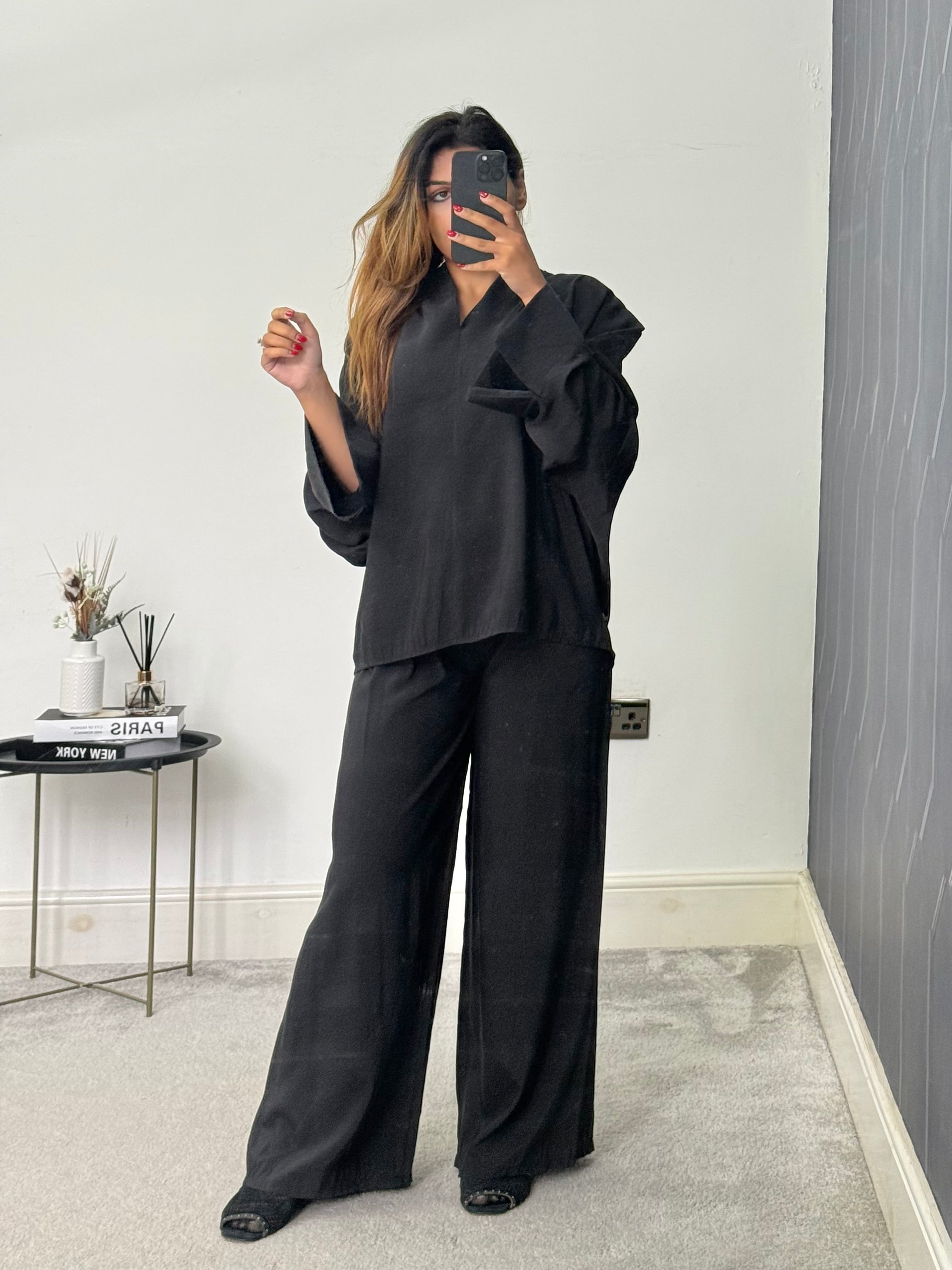 Neha soft drape batwing co ord set
