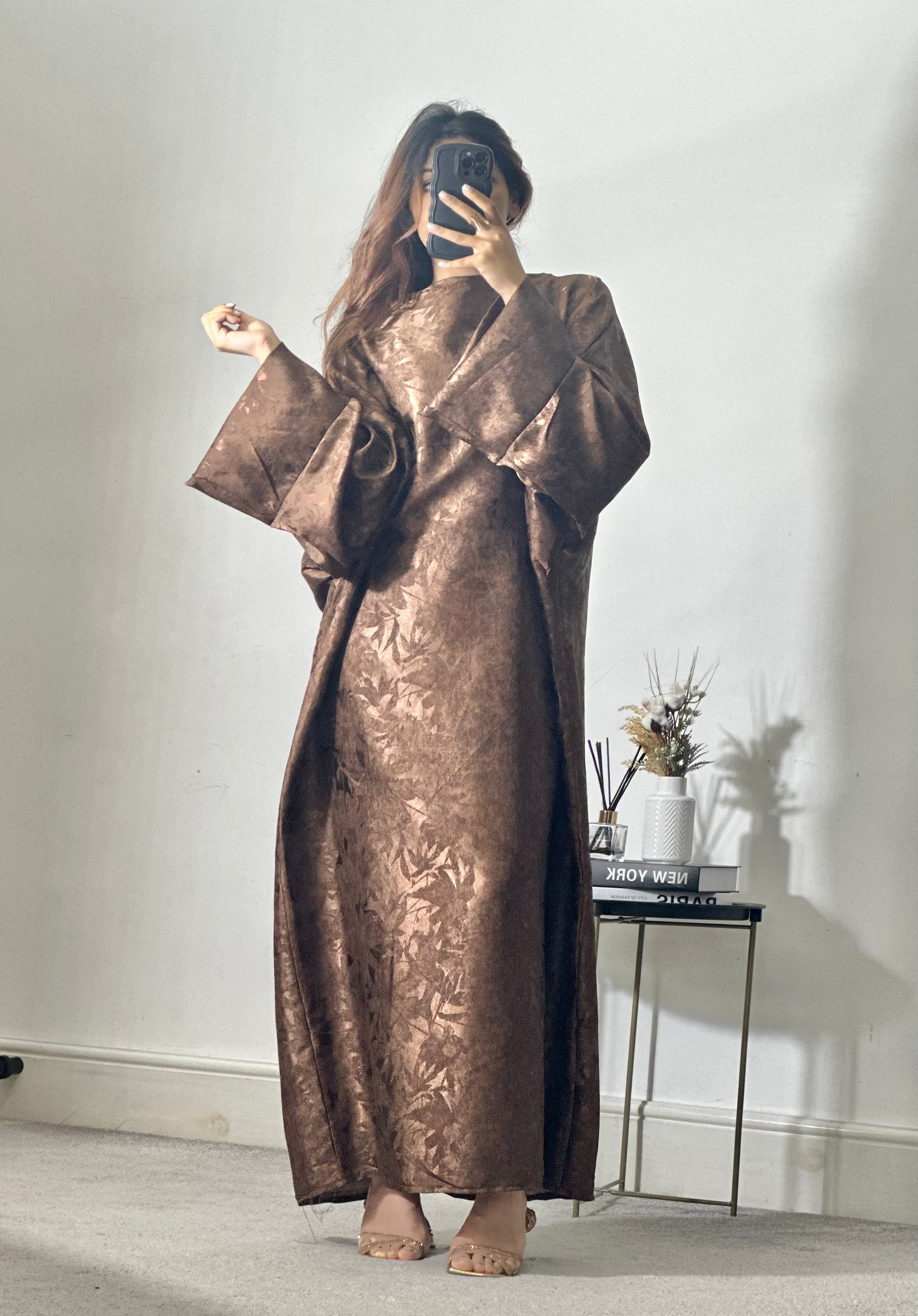 Bloom Satin Maxi Dress