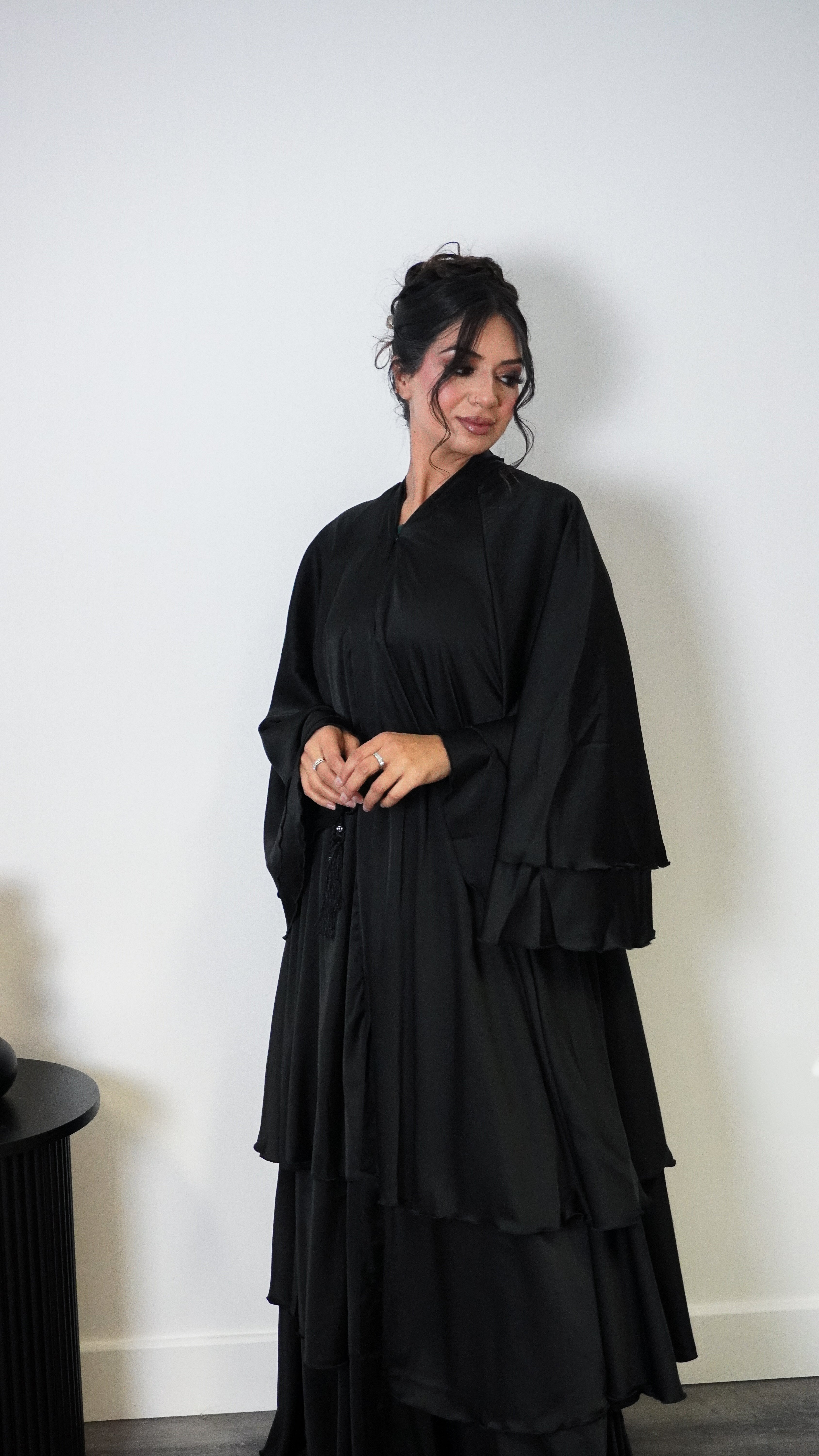 Layered Abaya (Black)