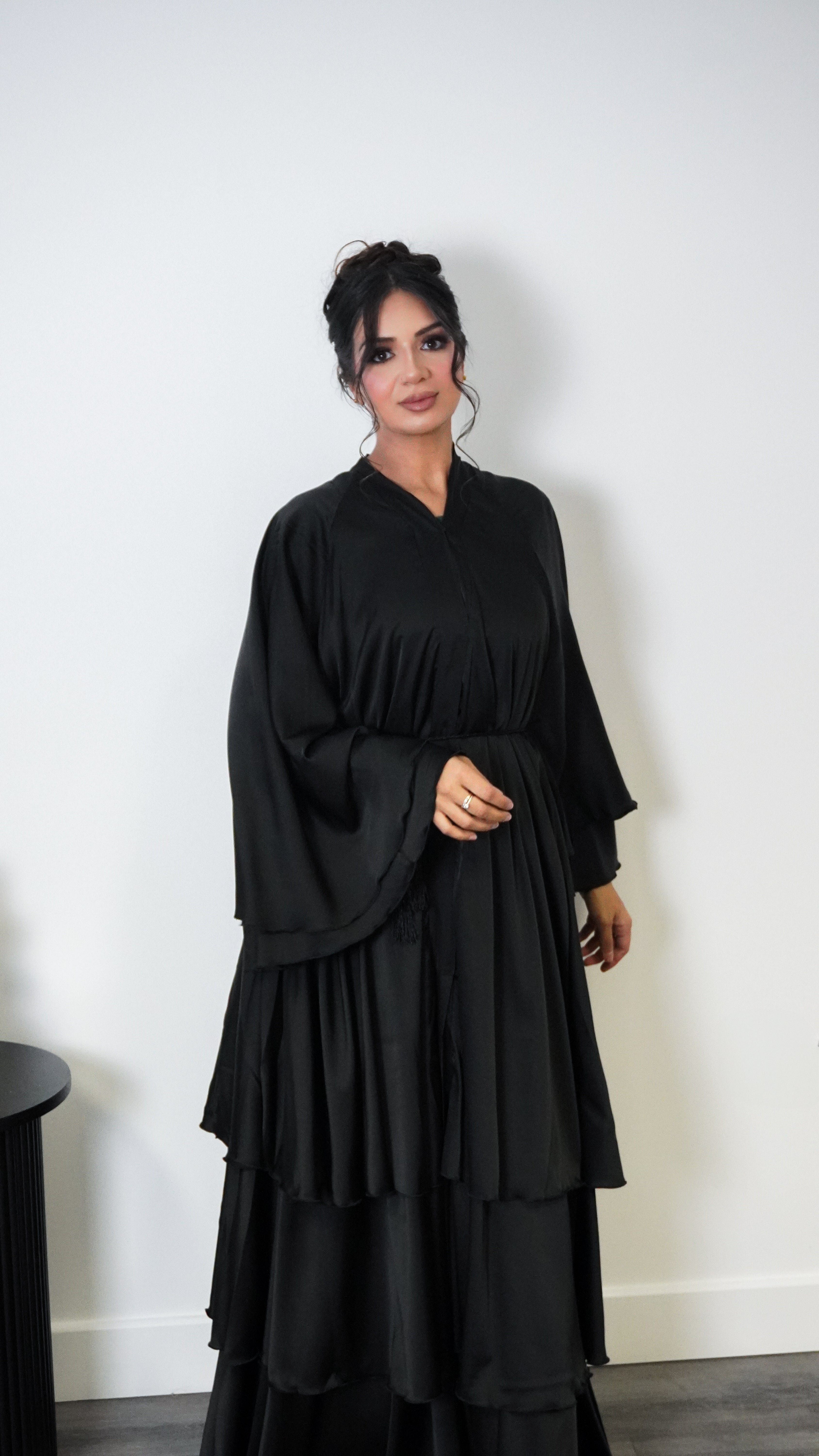 Layered Abaya (Black)