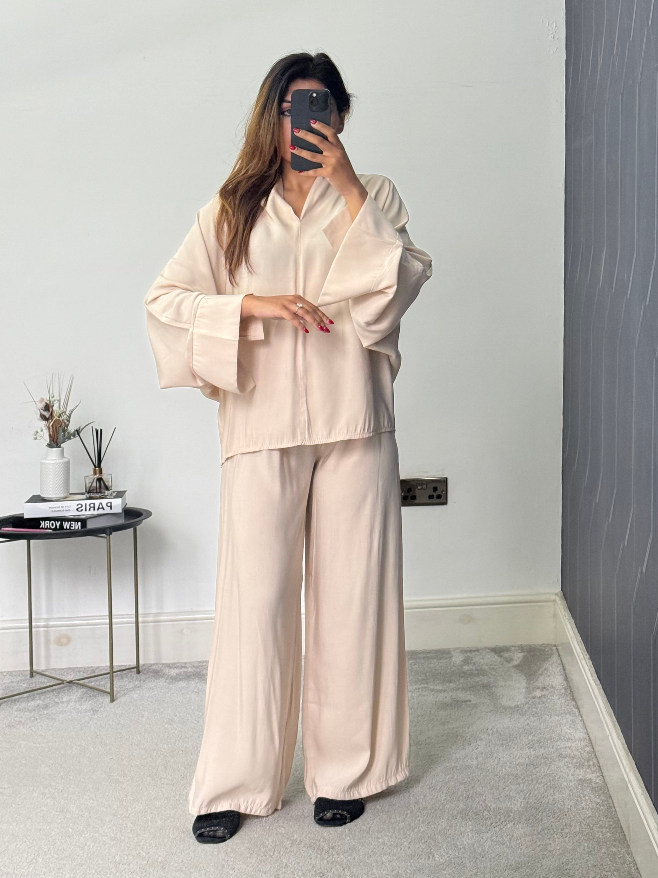 Neha soft drape batwing co ord set