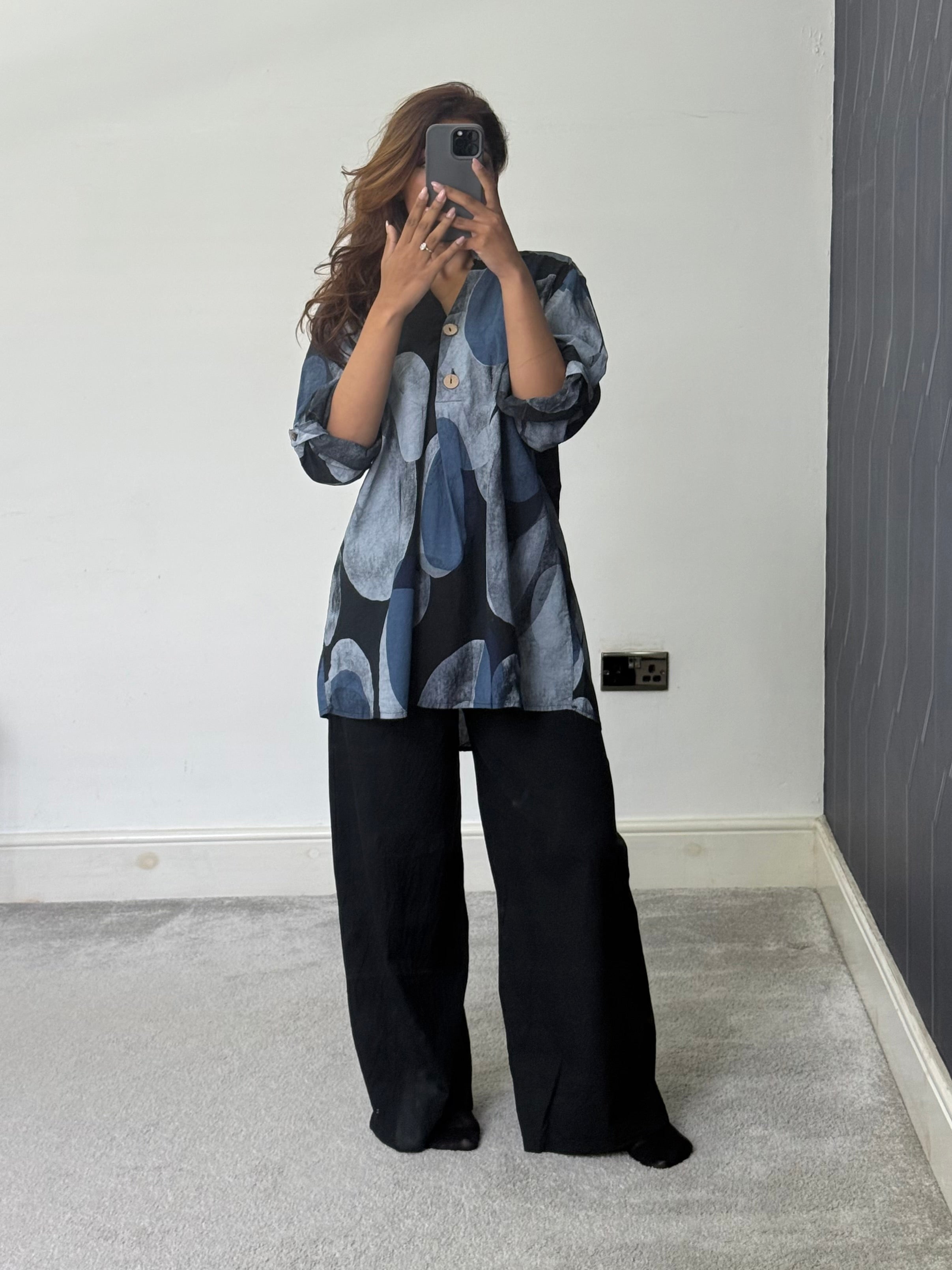 Meera Abstract Breeze Print 2 piece Co ord set