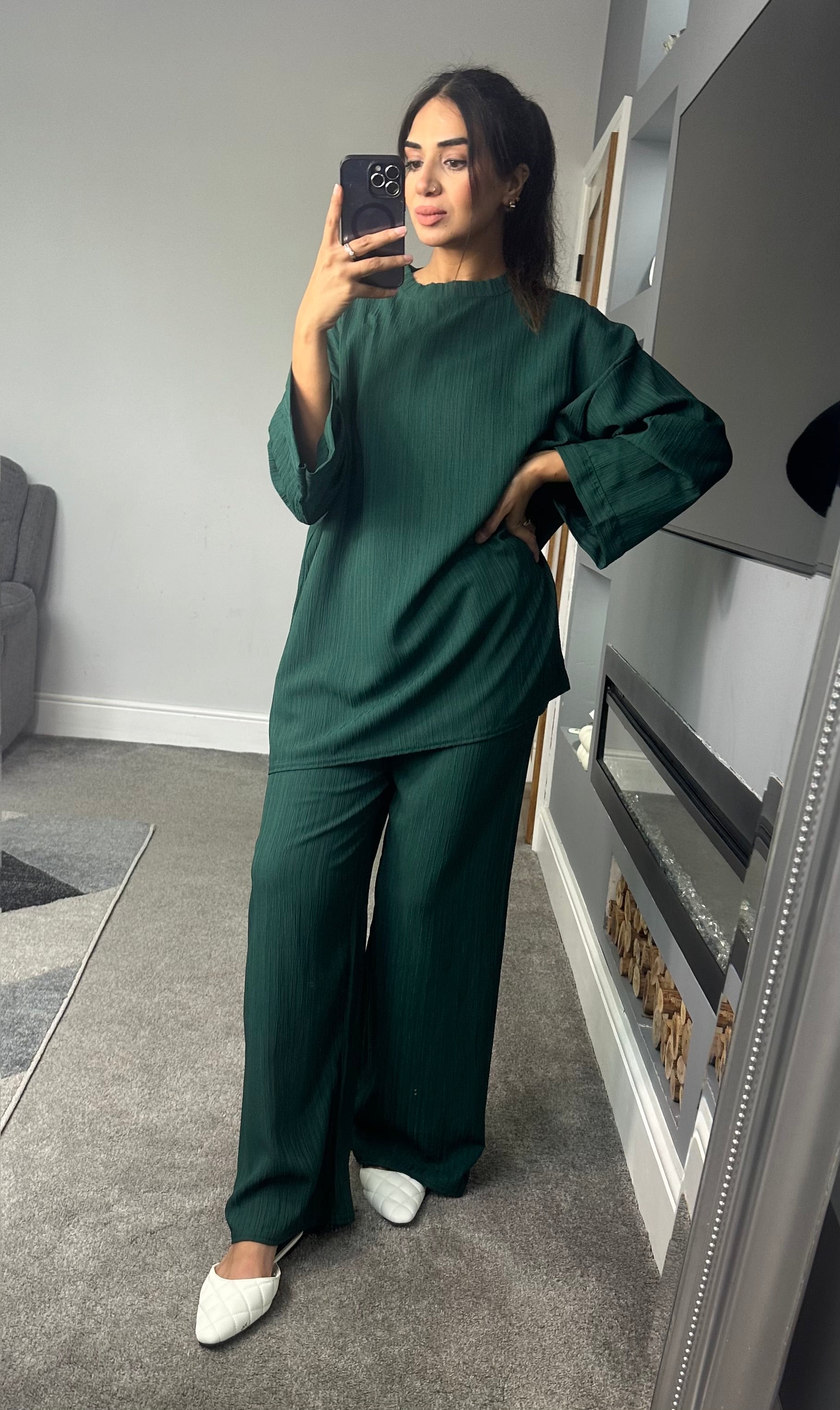 Sadiyah Textured Two Piece Set