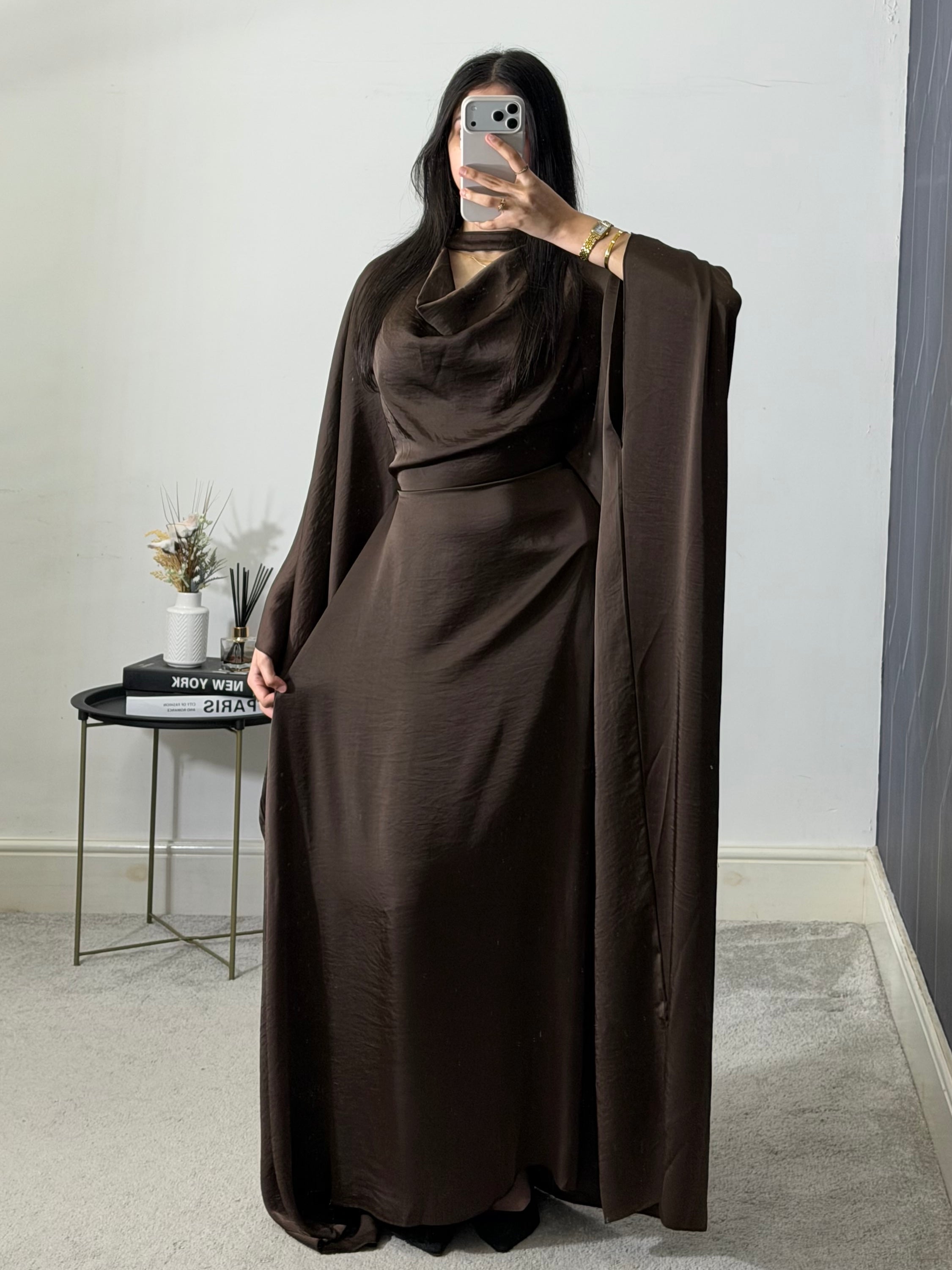 Aleena Kaftan Dress with inner belt