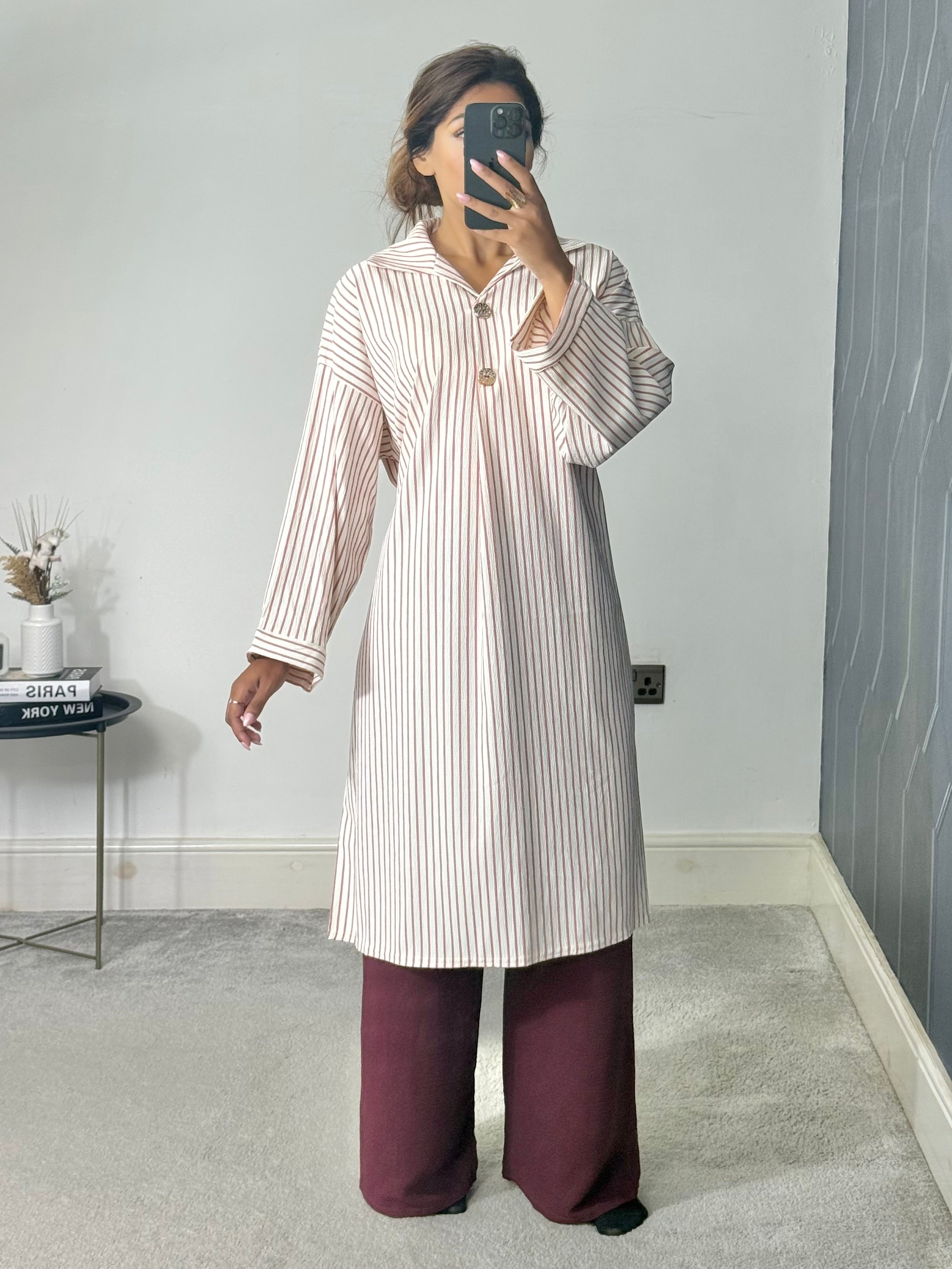 Alya Stripe Co ord set