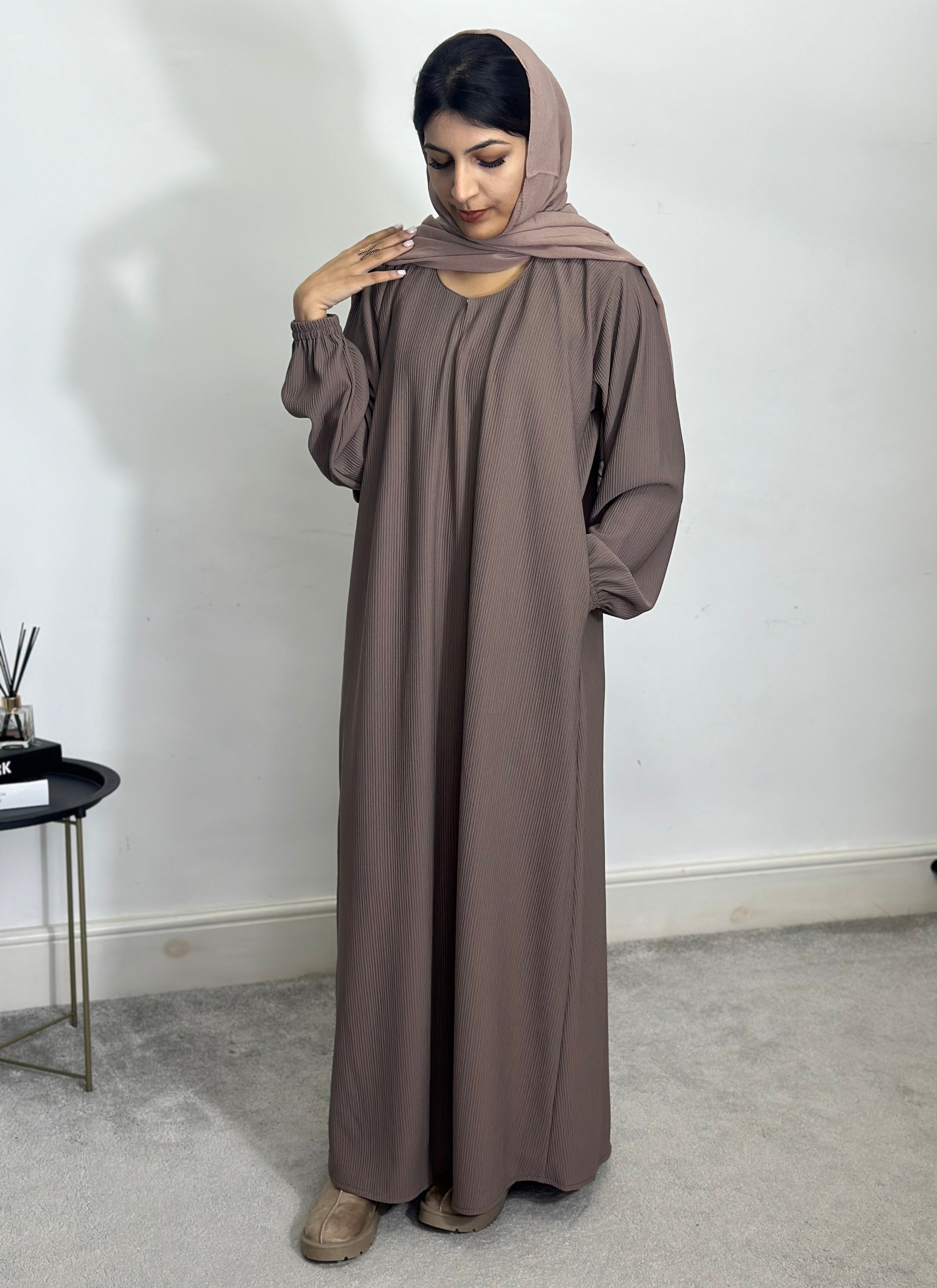 Husna Abaya (Mocha Taupe)