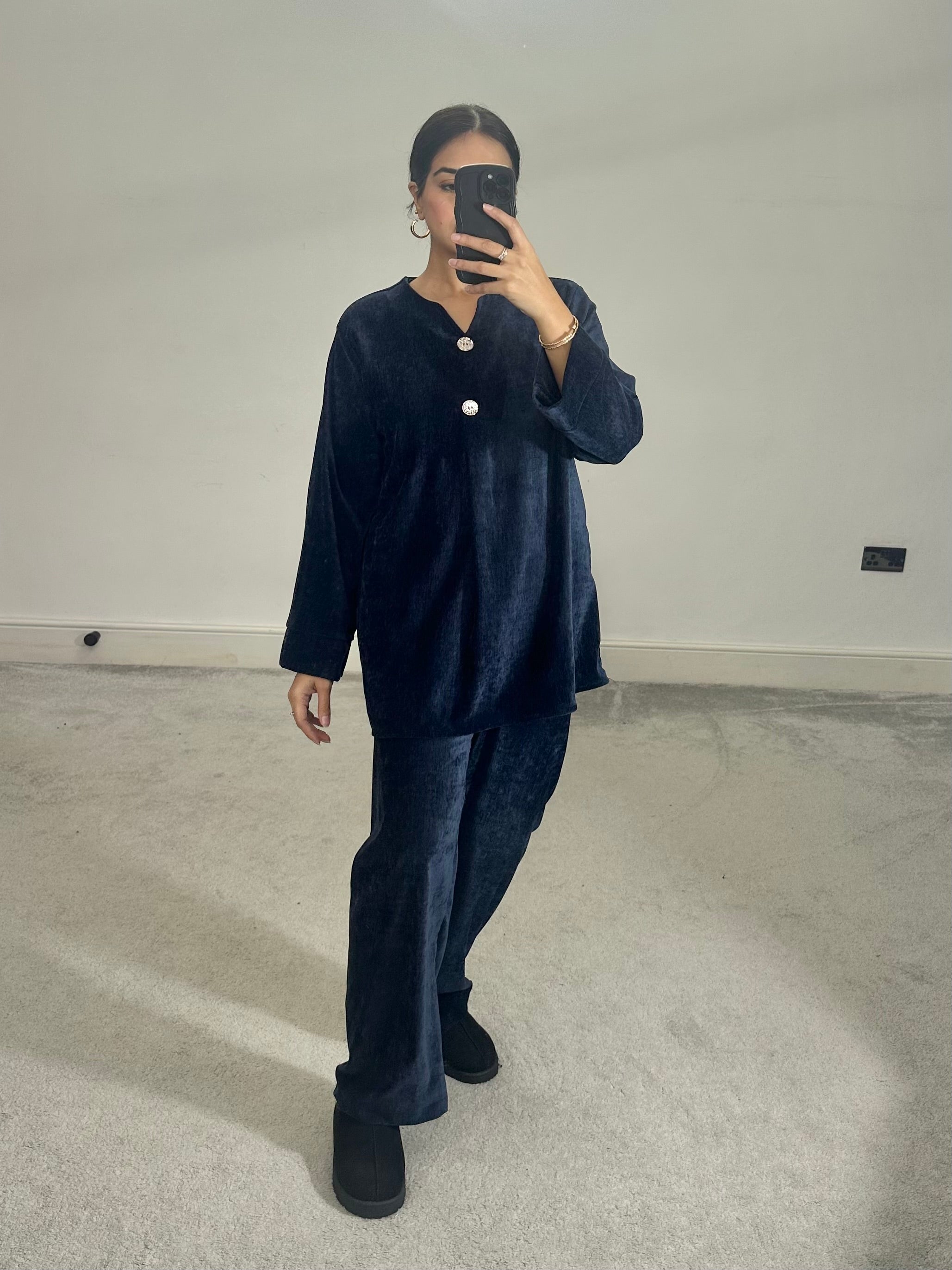 Velvet 2 piece co ord set