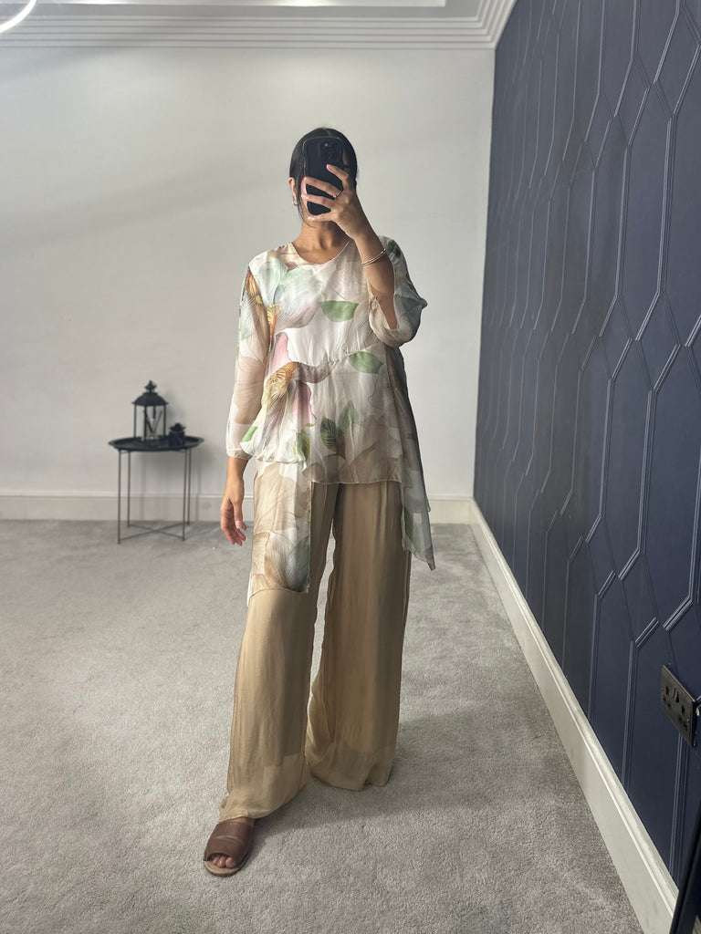 Naairah chiffon 2 piece set