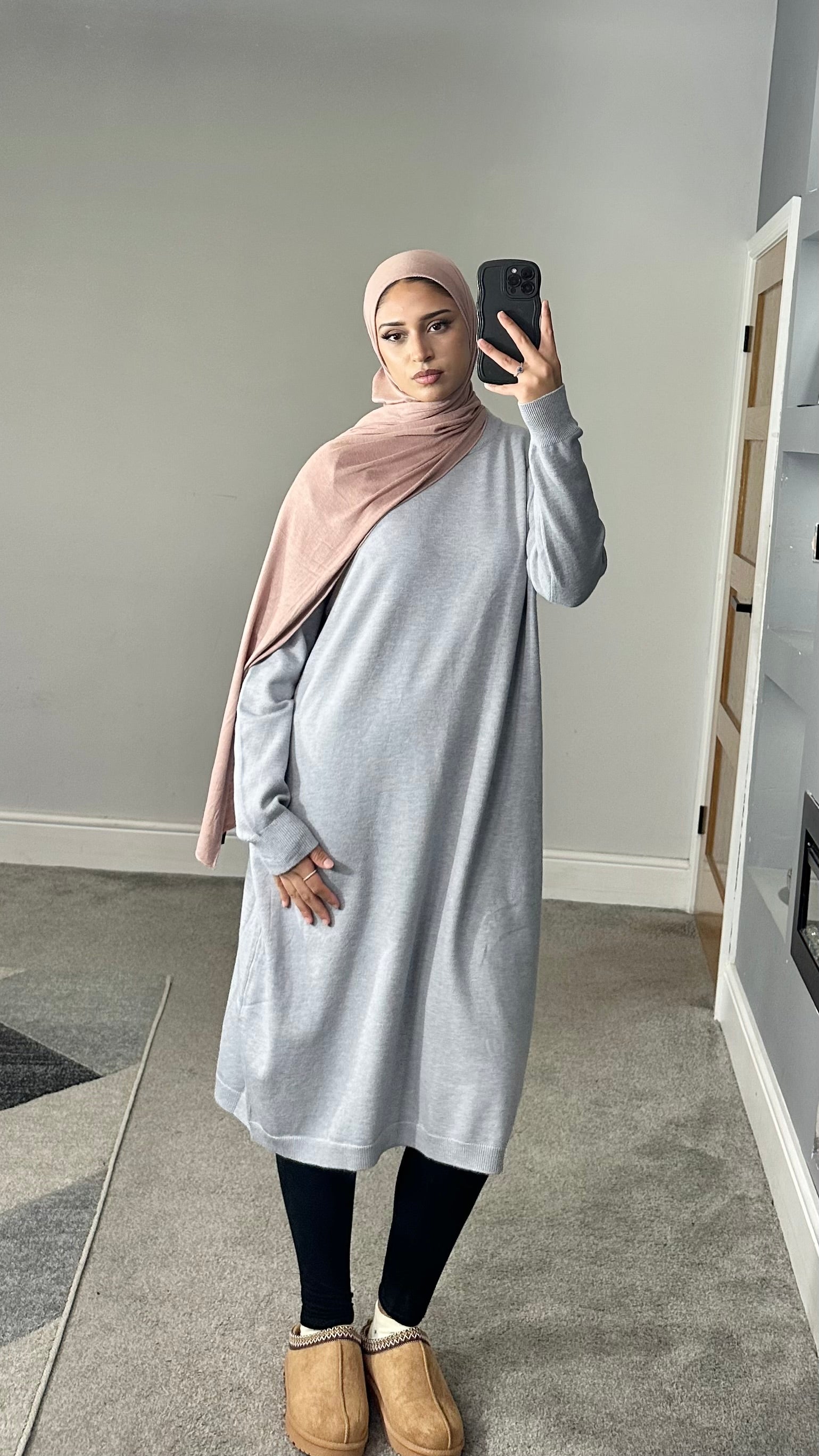 Maya Soft Knit Long sleeve dress