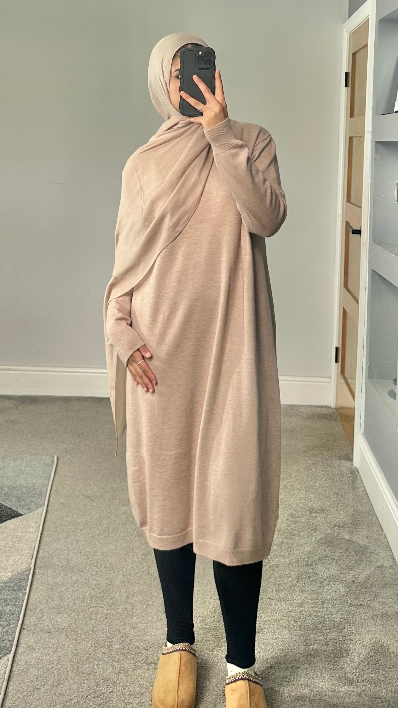 Maya Soft Knit Long sleeve dress