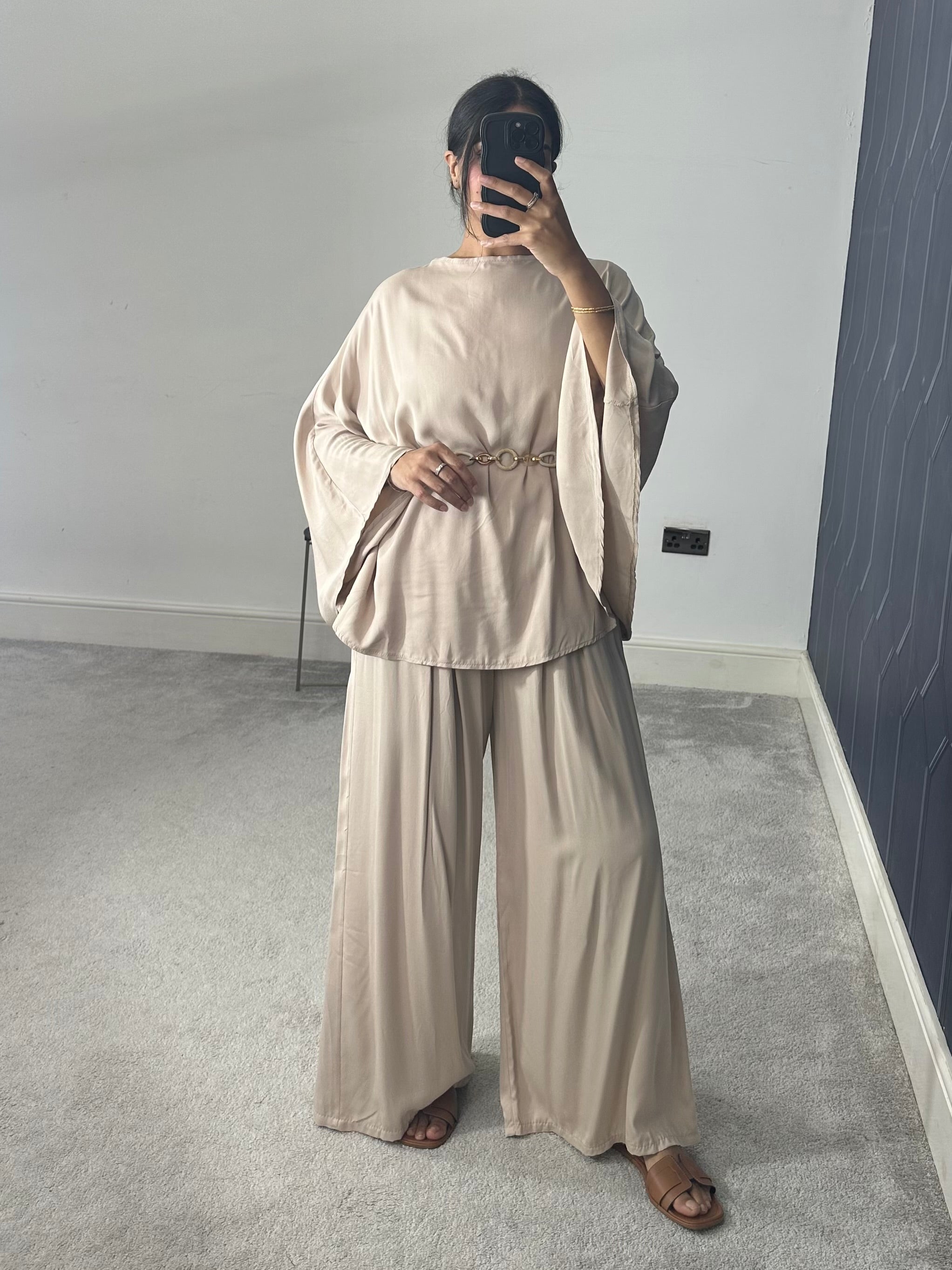 Aaira Poncho Style 2 piece co-ords