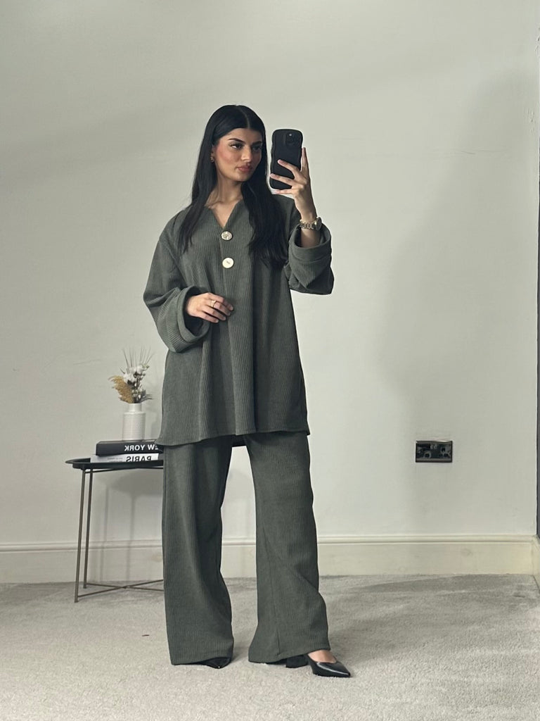 Awra corduroy 2 piece co ords
