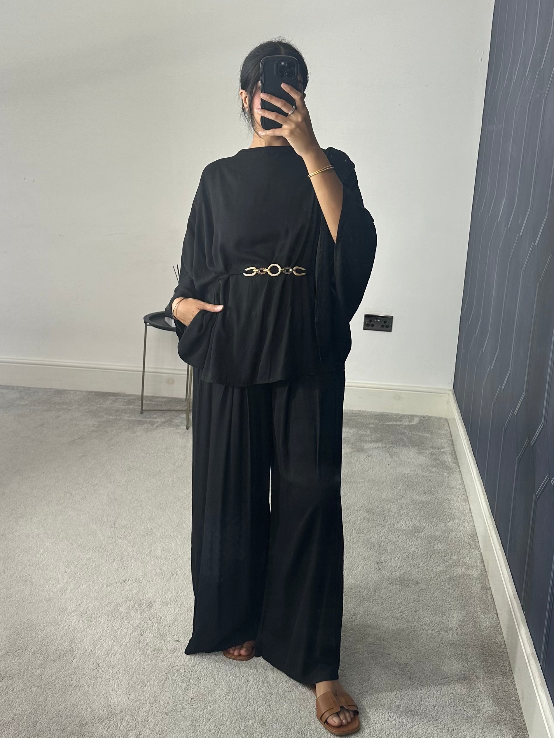 Aaira Poncho Style 2 piece co-ords