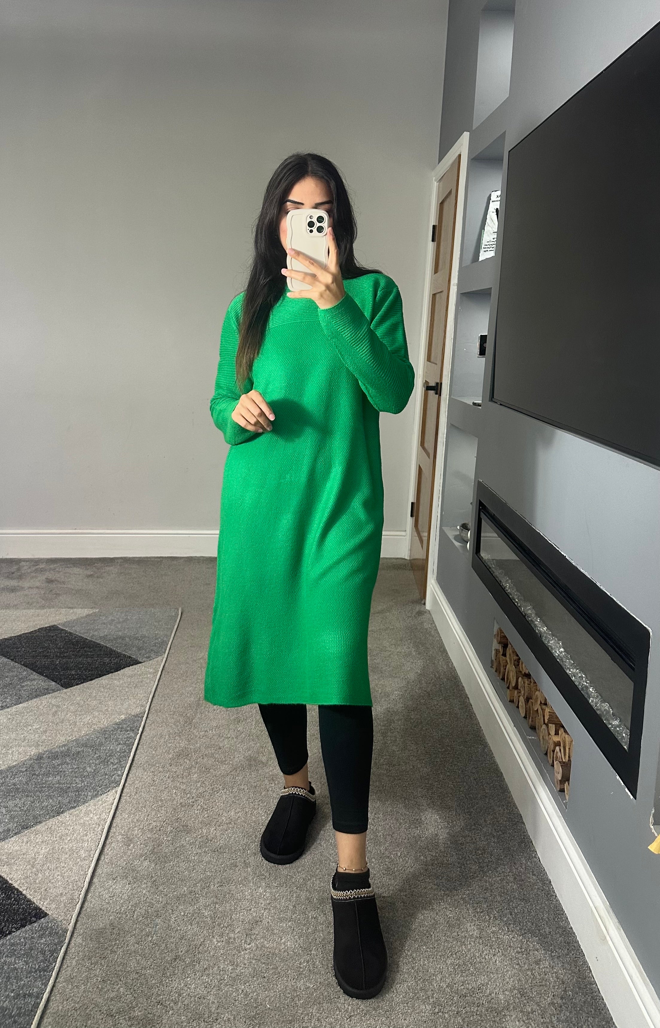 Leena Soft knitted jumper dress