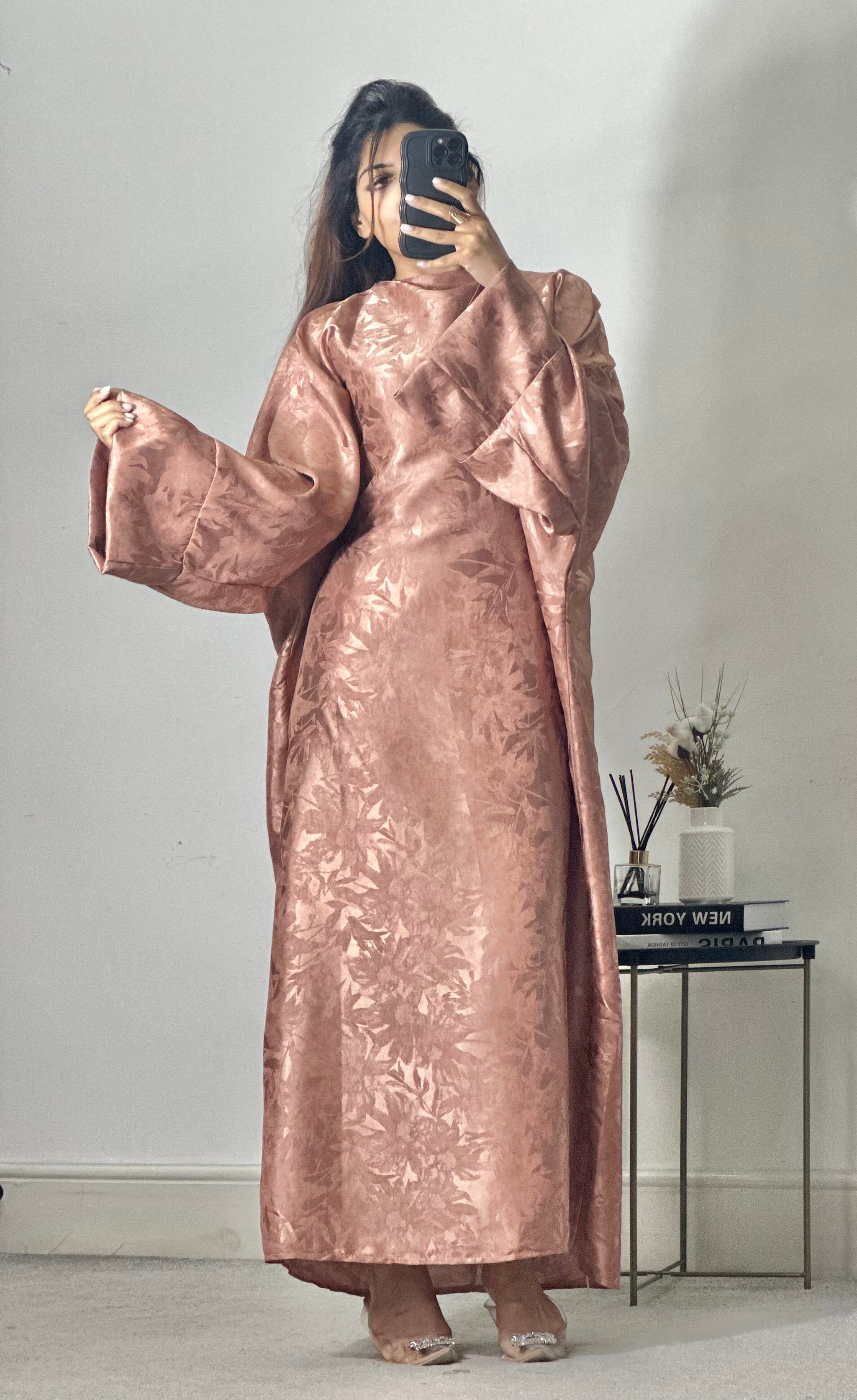 Bloom Satin Maxi Dress