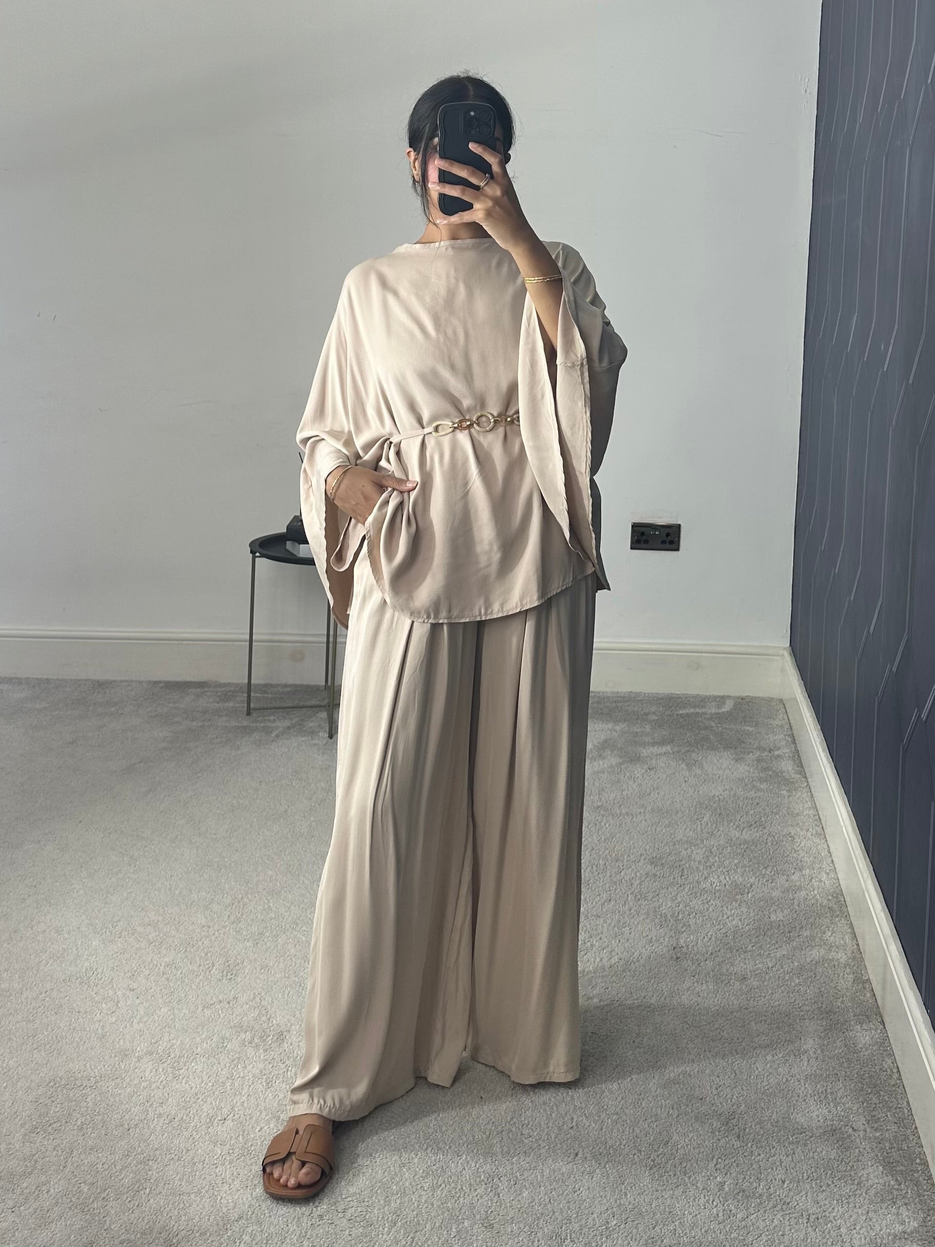 Aaira Poncho Style 2 piece co-ords