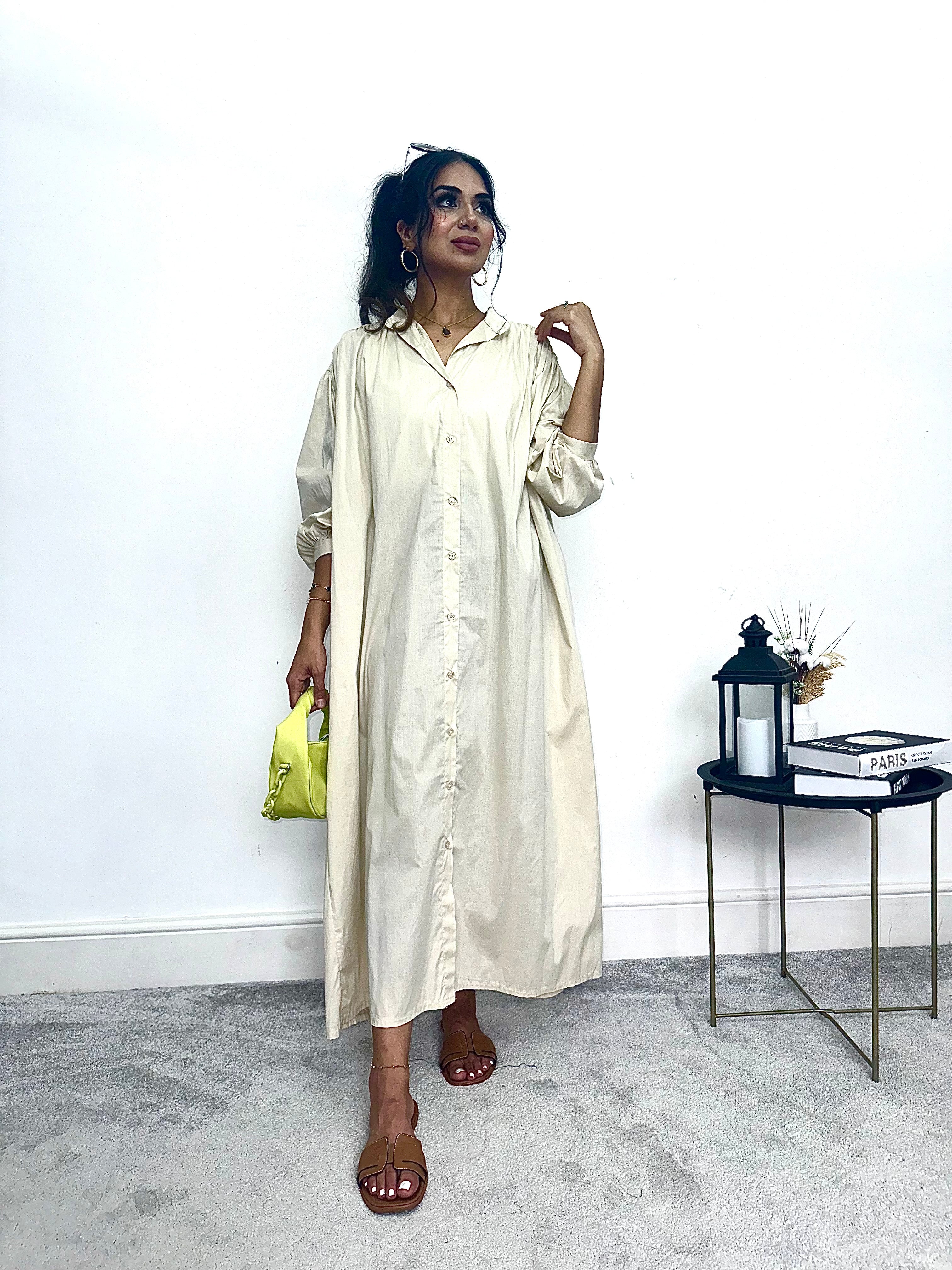 Summer Shirt Maxi Dress