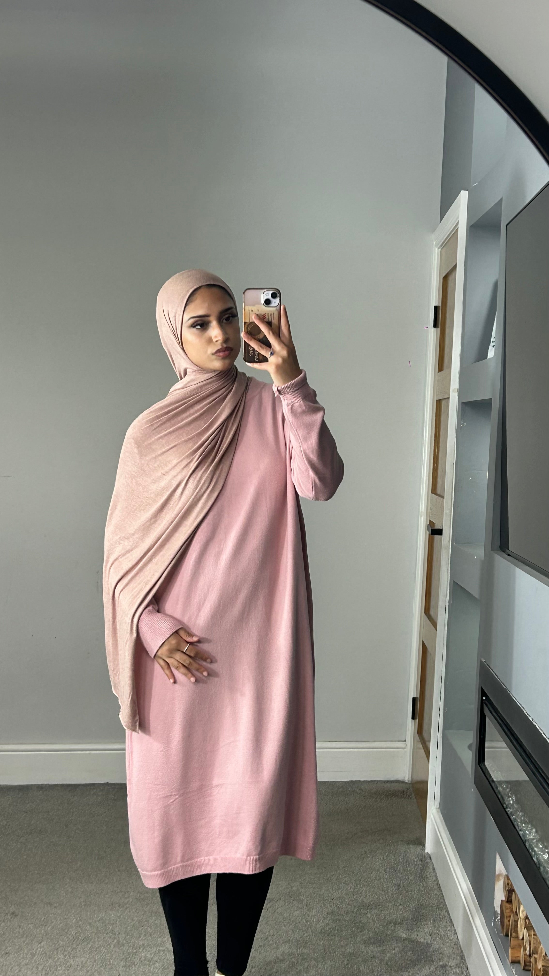 Maya Soft Knit Long sleeve dress