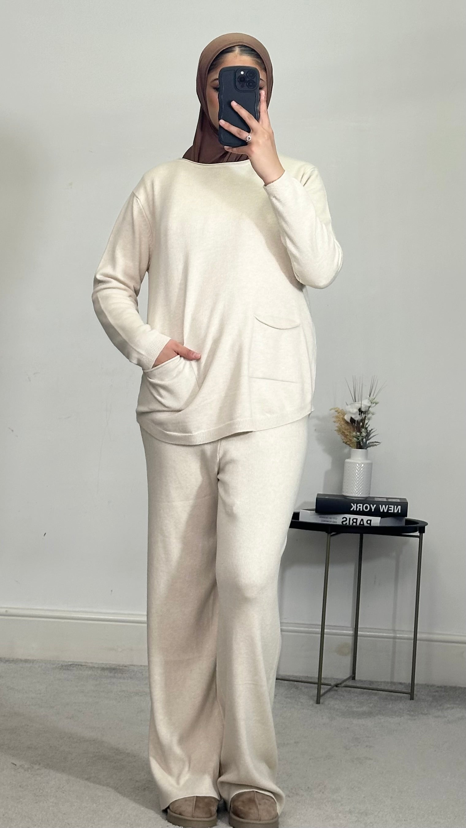 Knitted 2 piece co-ords set