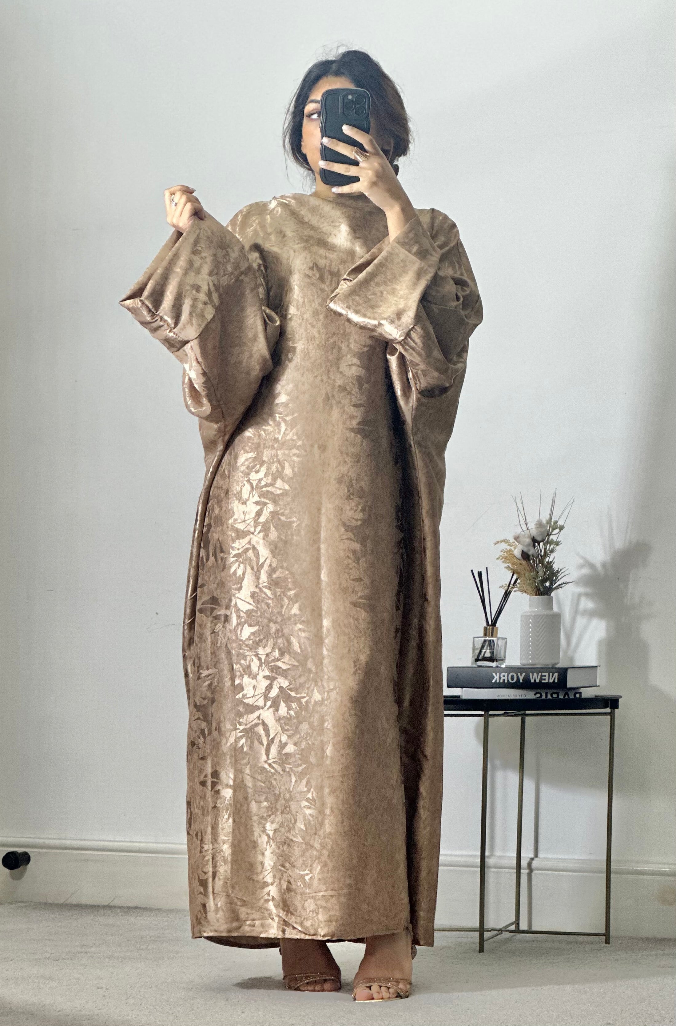 Bloom Satin Maxi Dress