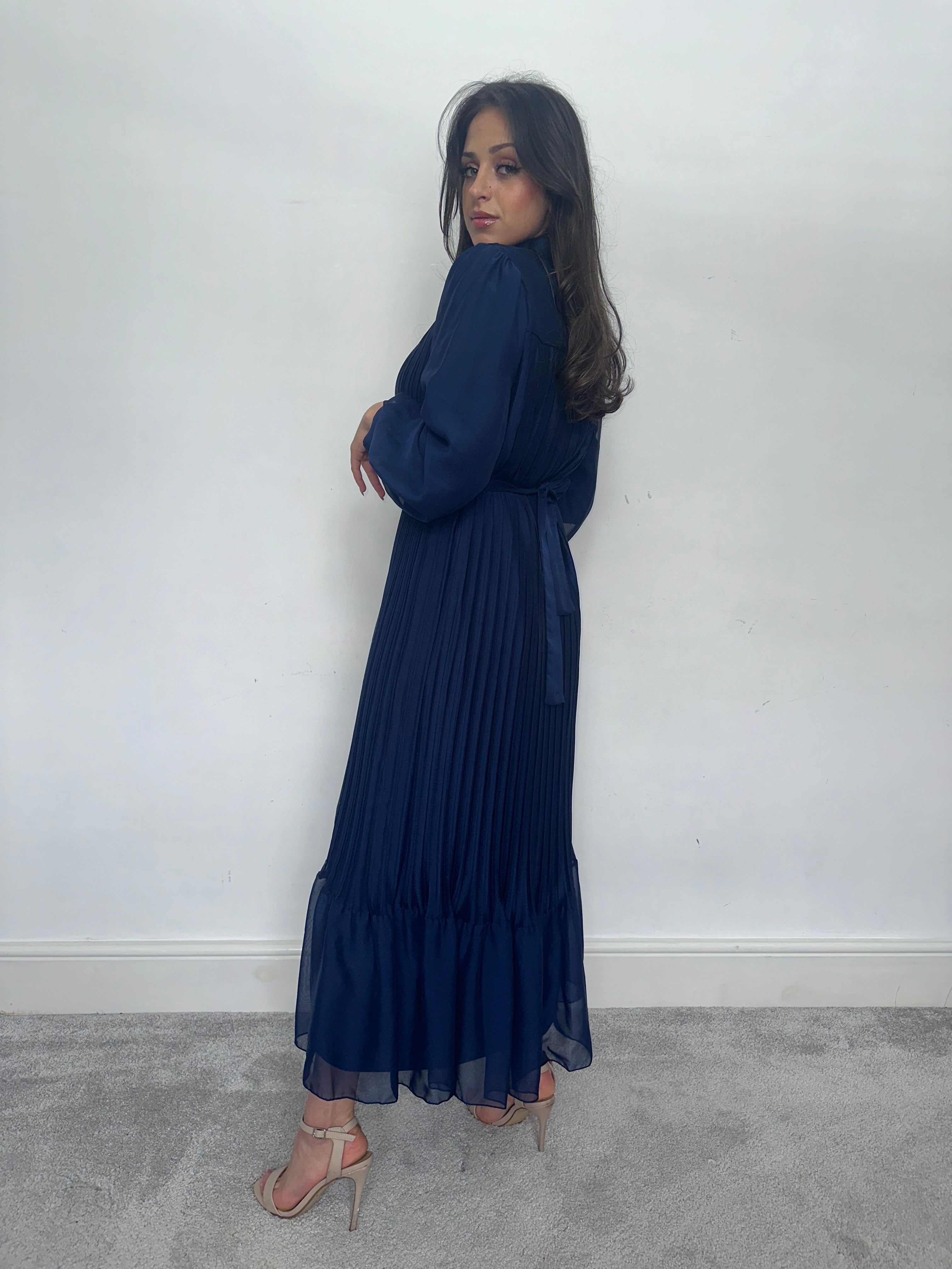 Faryal Maxi Dress (Navy)