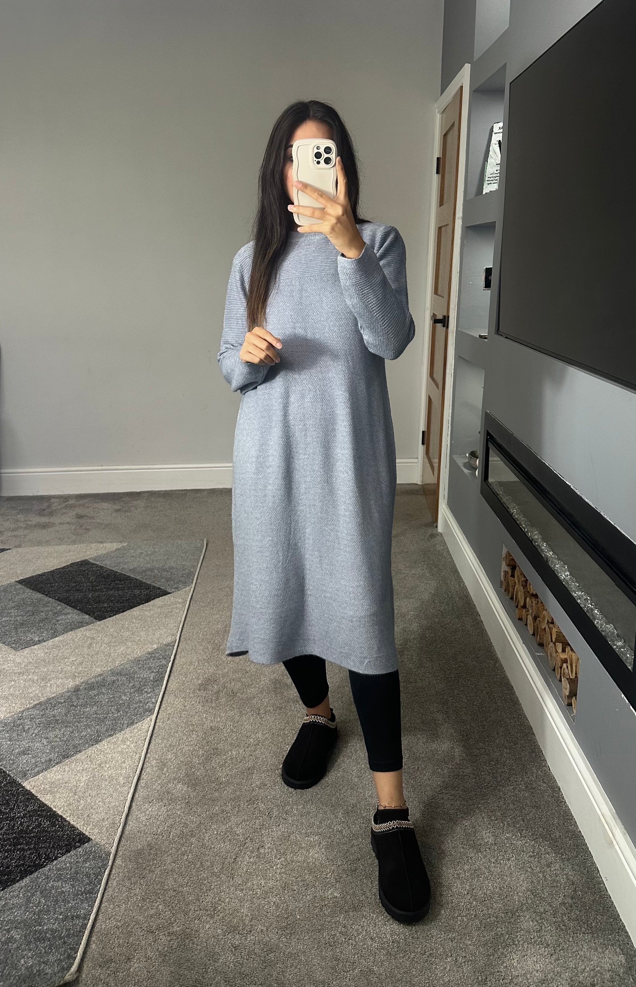 Leena Soft knitted jumper dress