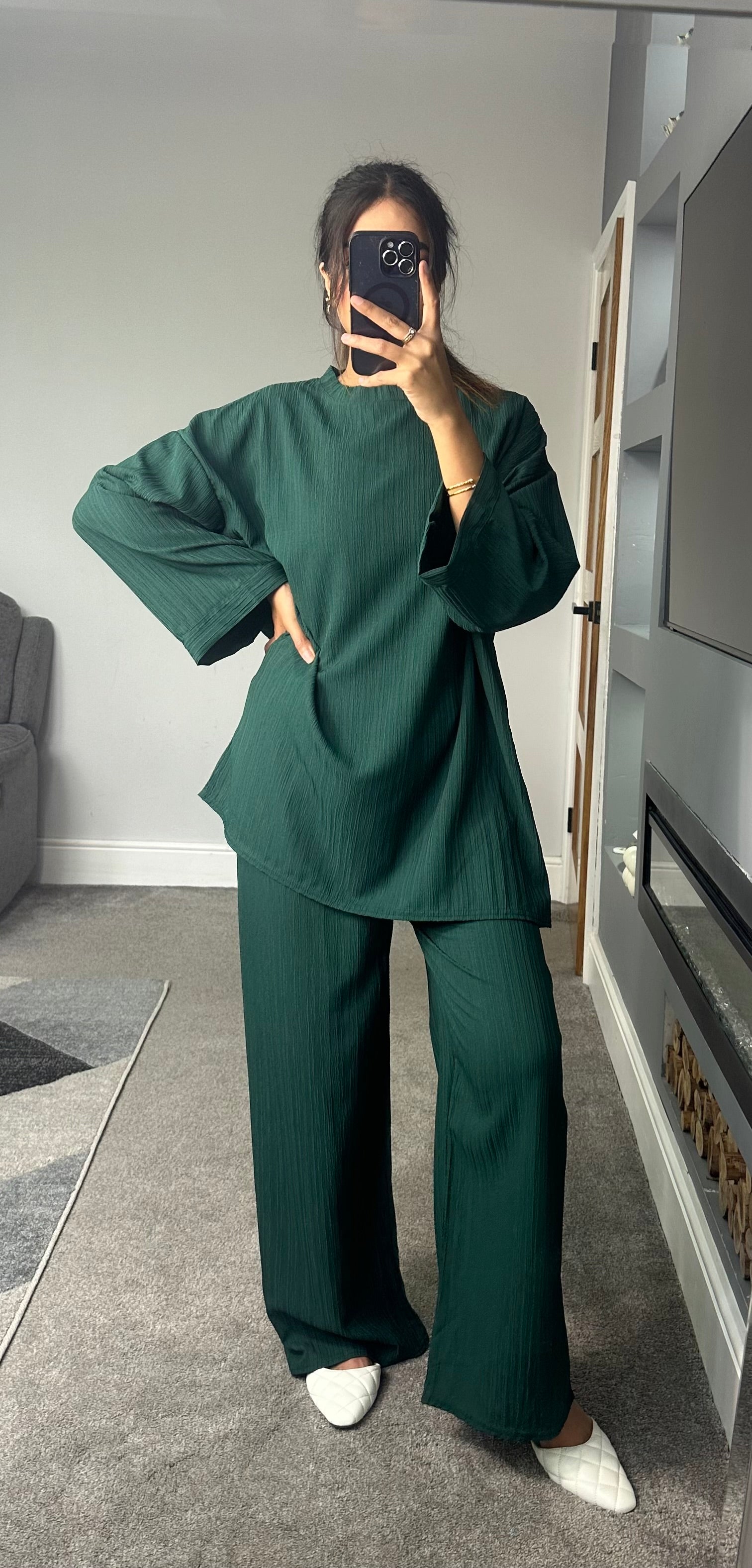 Sadiyah Textured Two Piece Set