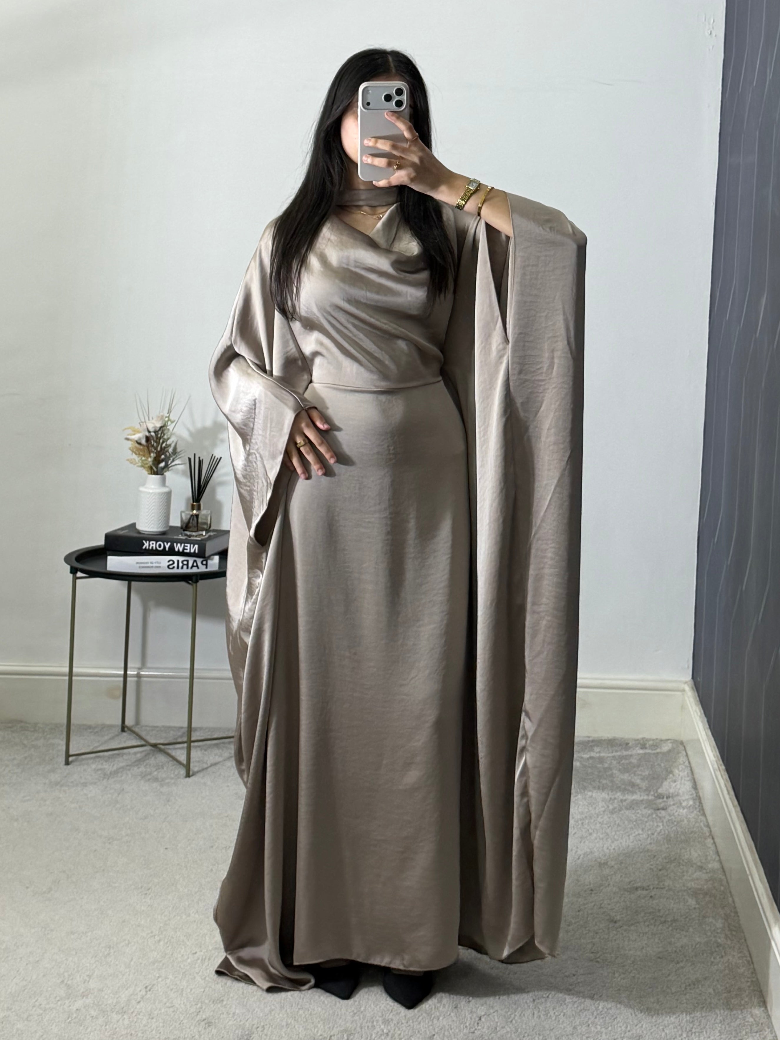 Aleena Kaftan Dress with inner belt