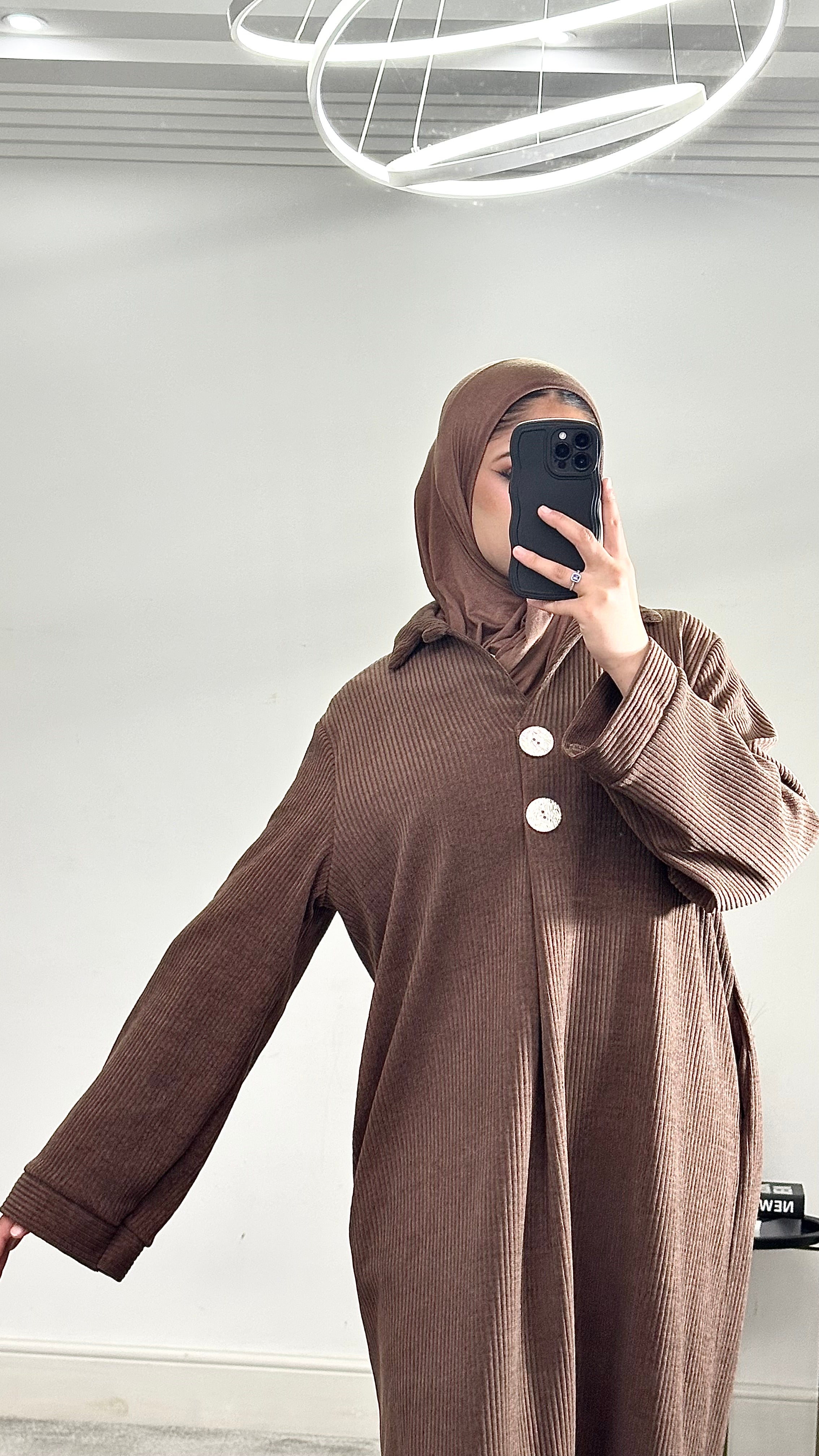 Corduroy Abaya/Long Dress