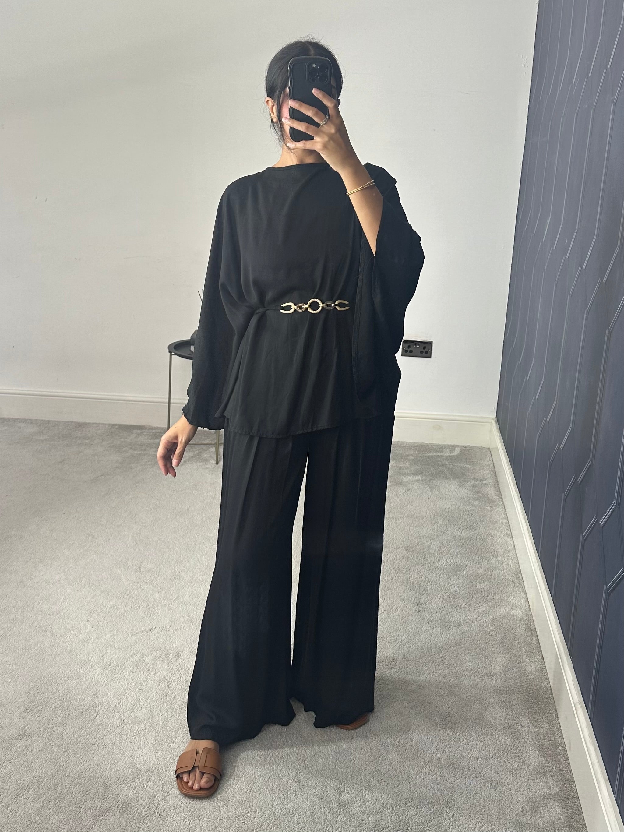 Aaira Poncho Style 2 piece co-ords