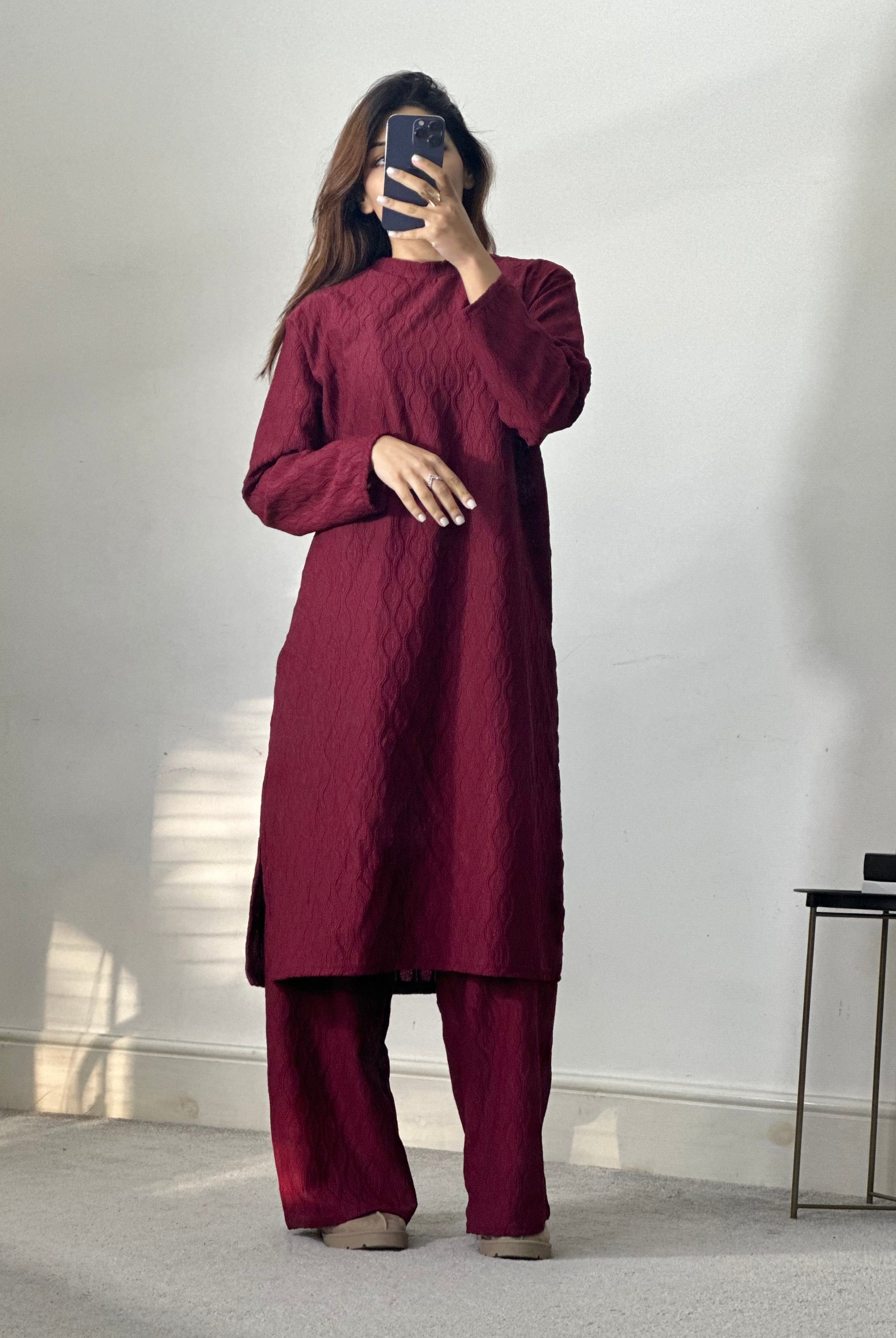 Zahra Textured Co-Ords