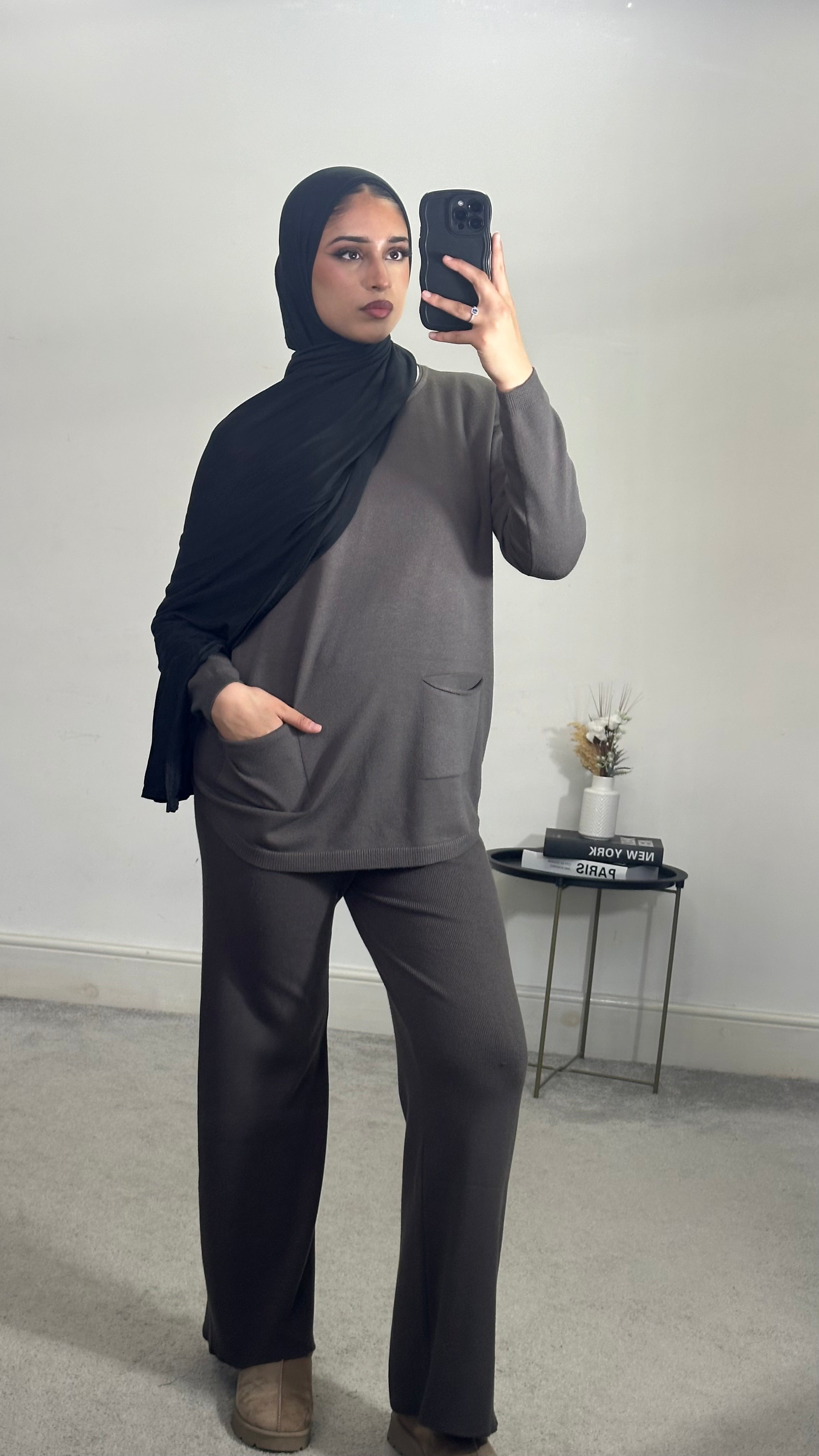 Knitted 2 piece co-ords set