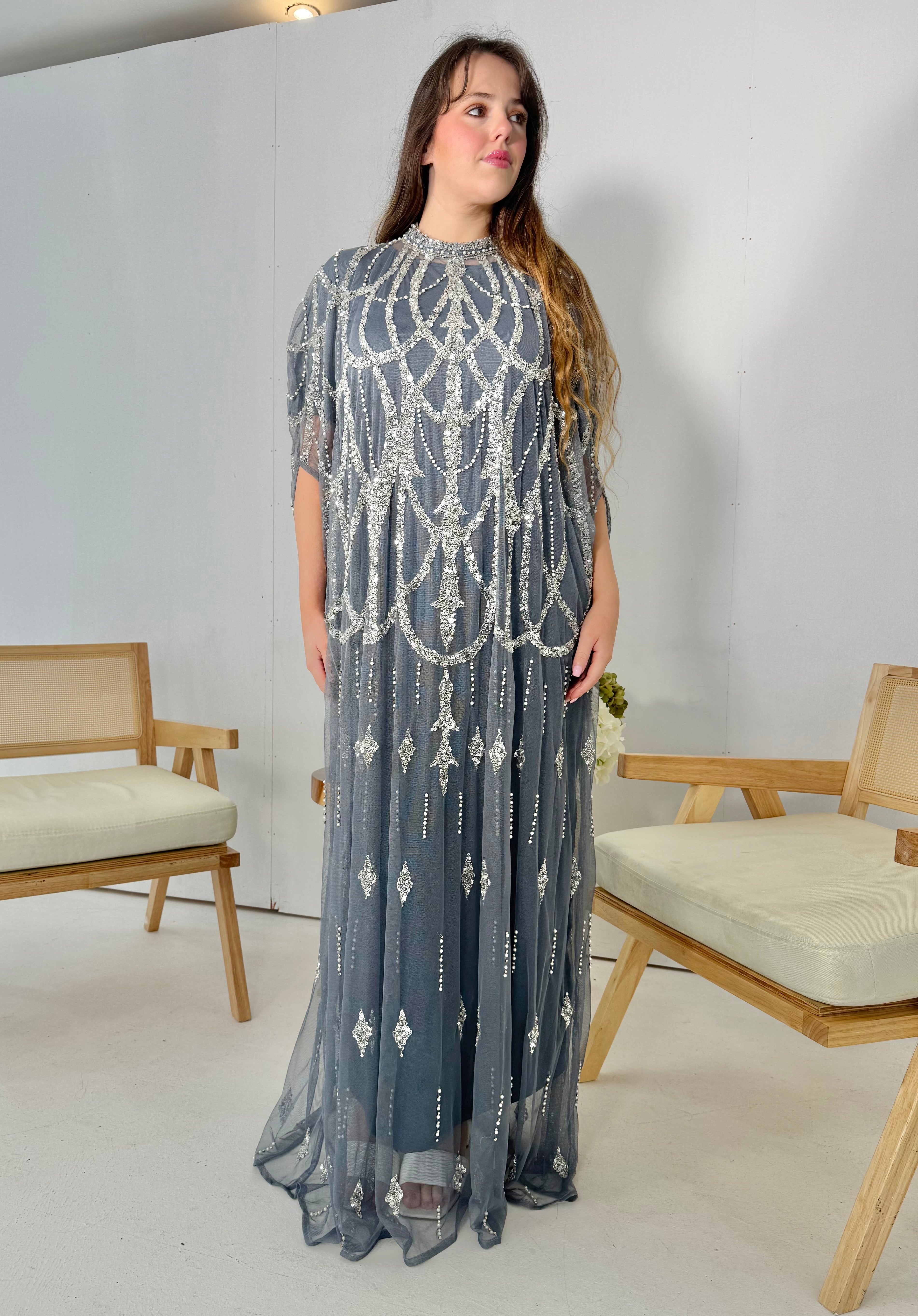 Jumana Embellished Abaya/Dress