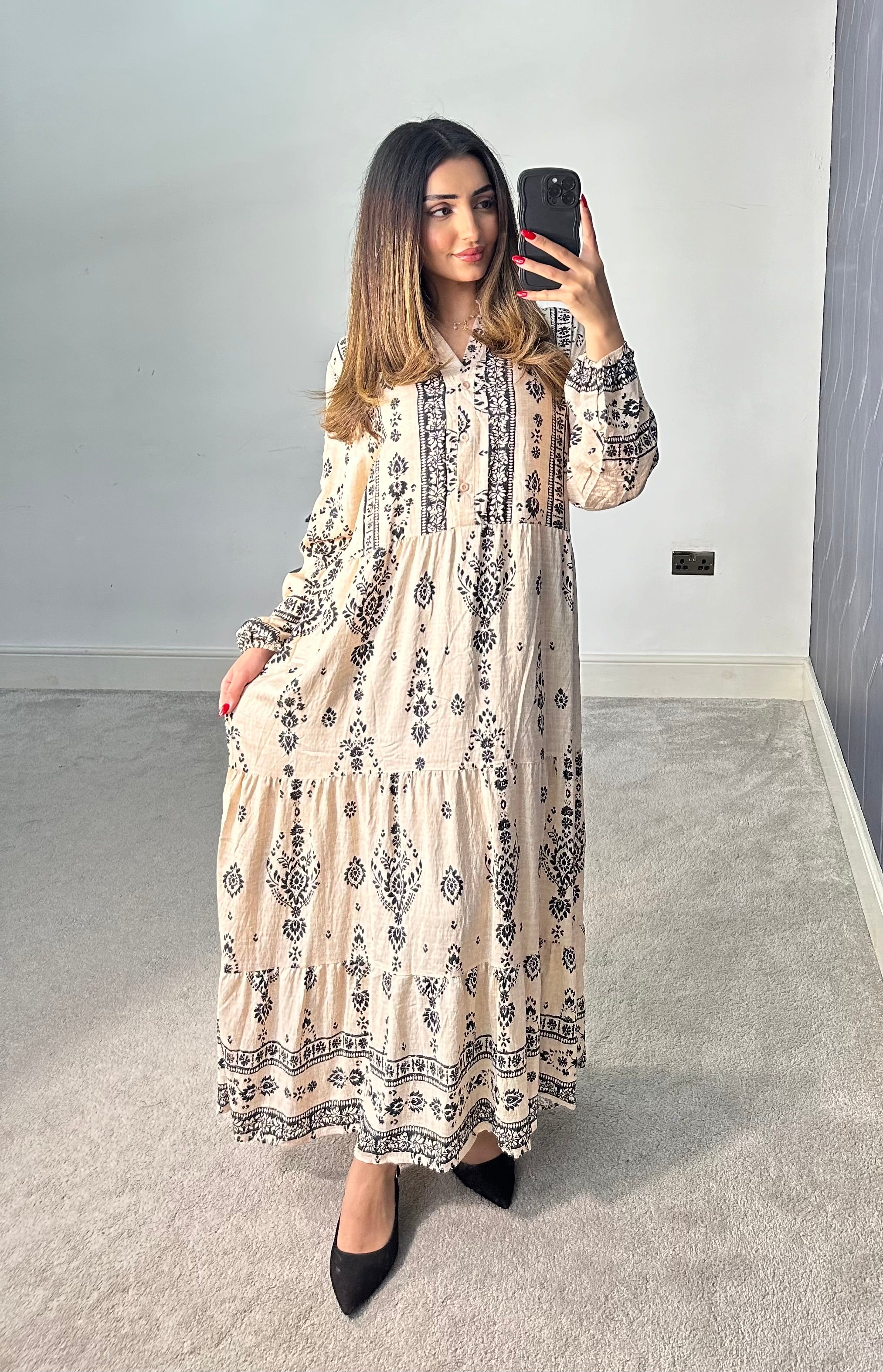 Luna Long Summer Dress (Plus Size)
