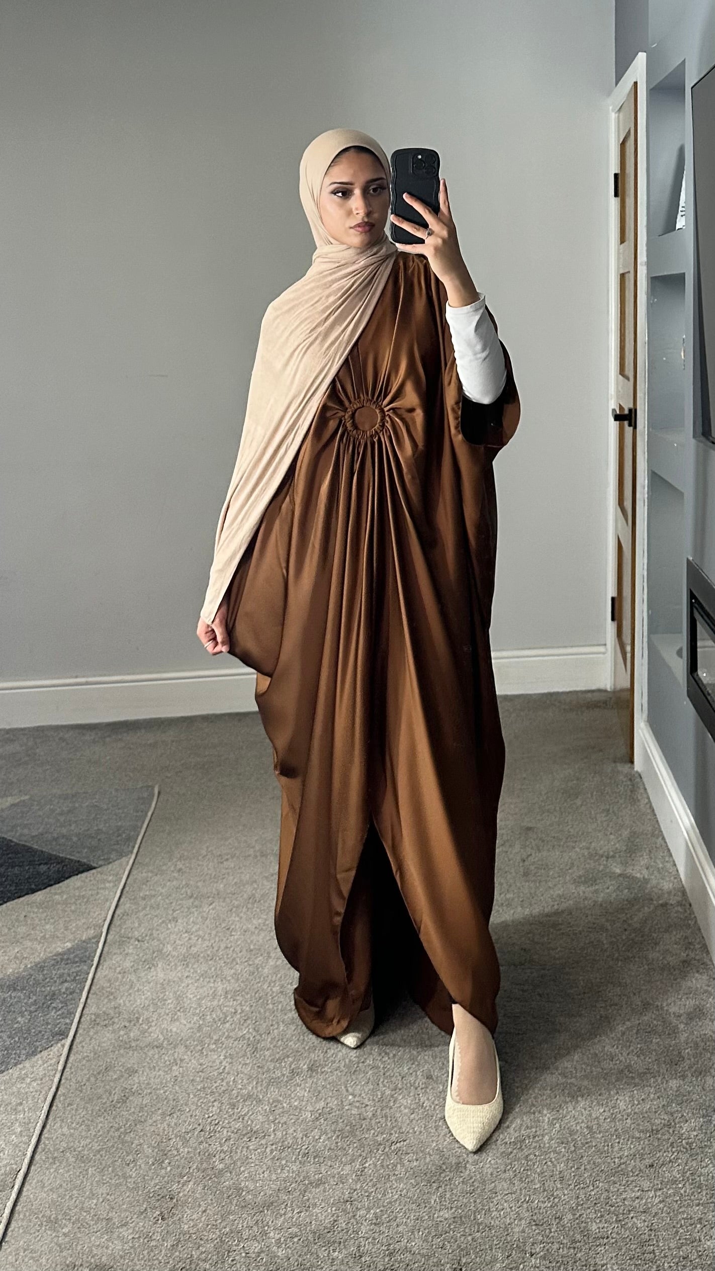 Aysel Satin Kaftan