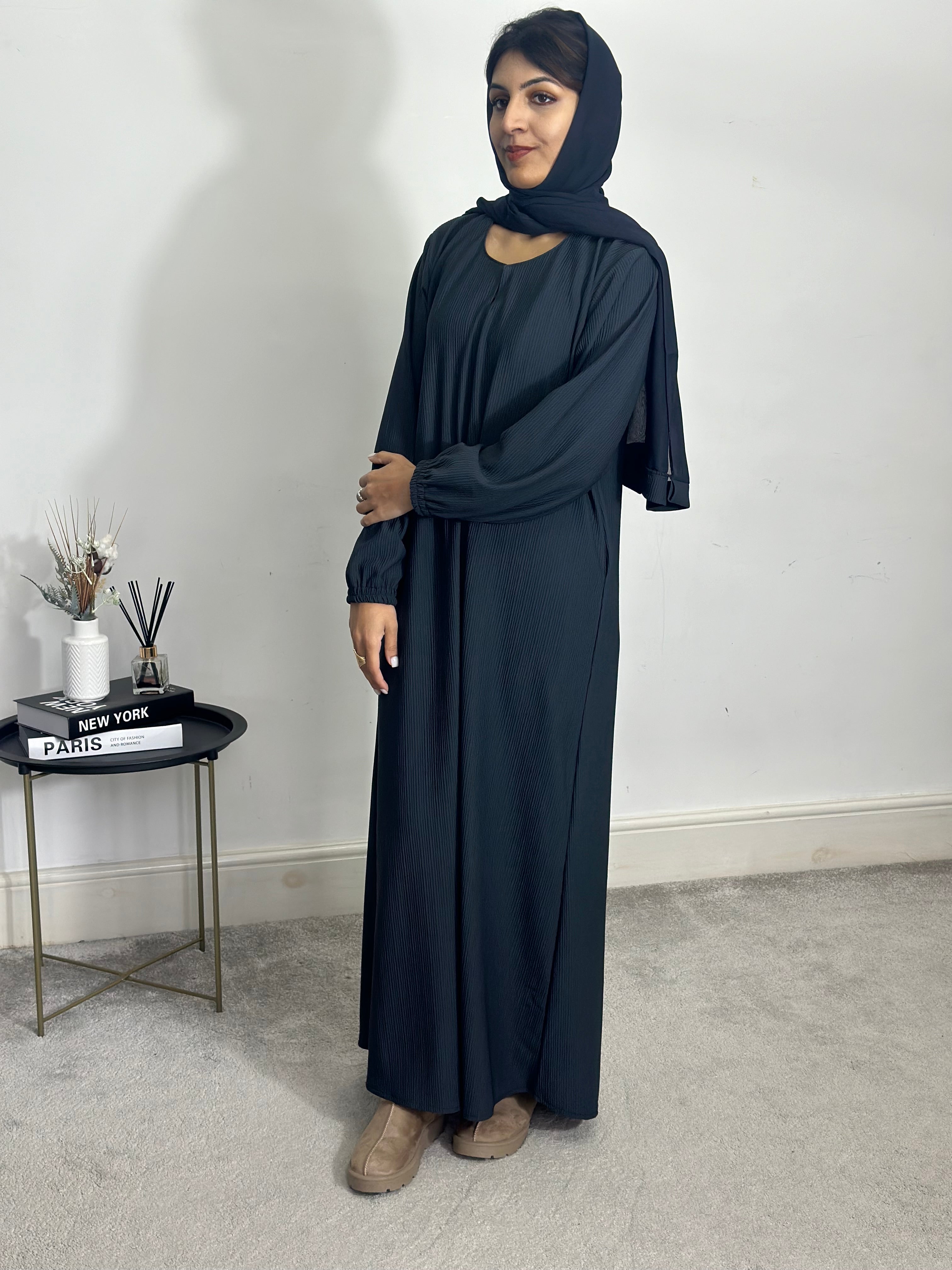 Husna Abaya (Grey)