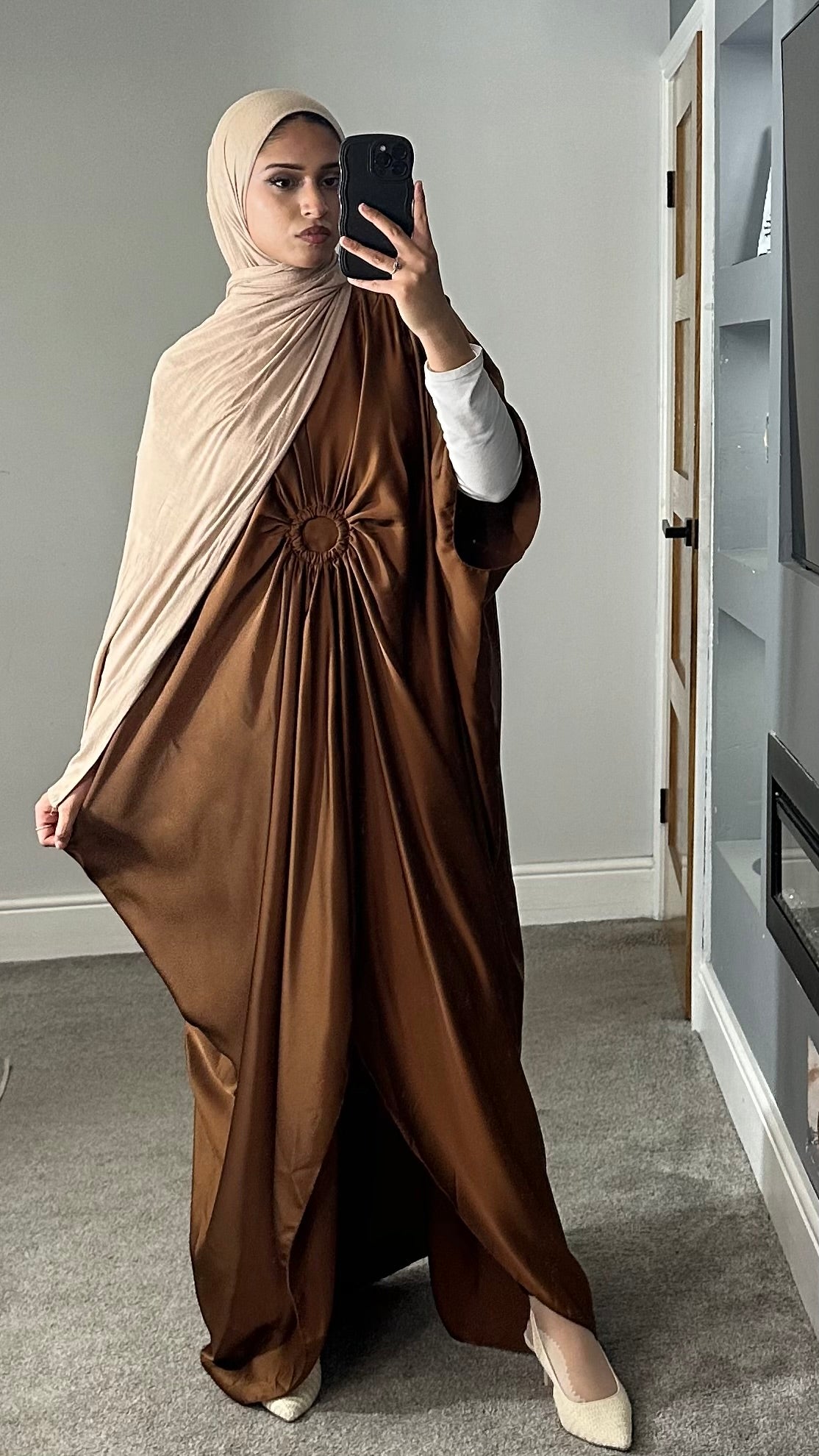 Aysel Satin Kaftan