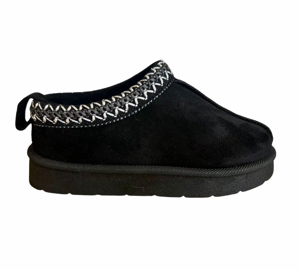 Kids Slippers Indoor/Outdoor winter warm fur lined hug snugg ankle shoes