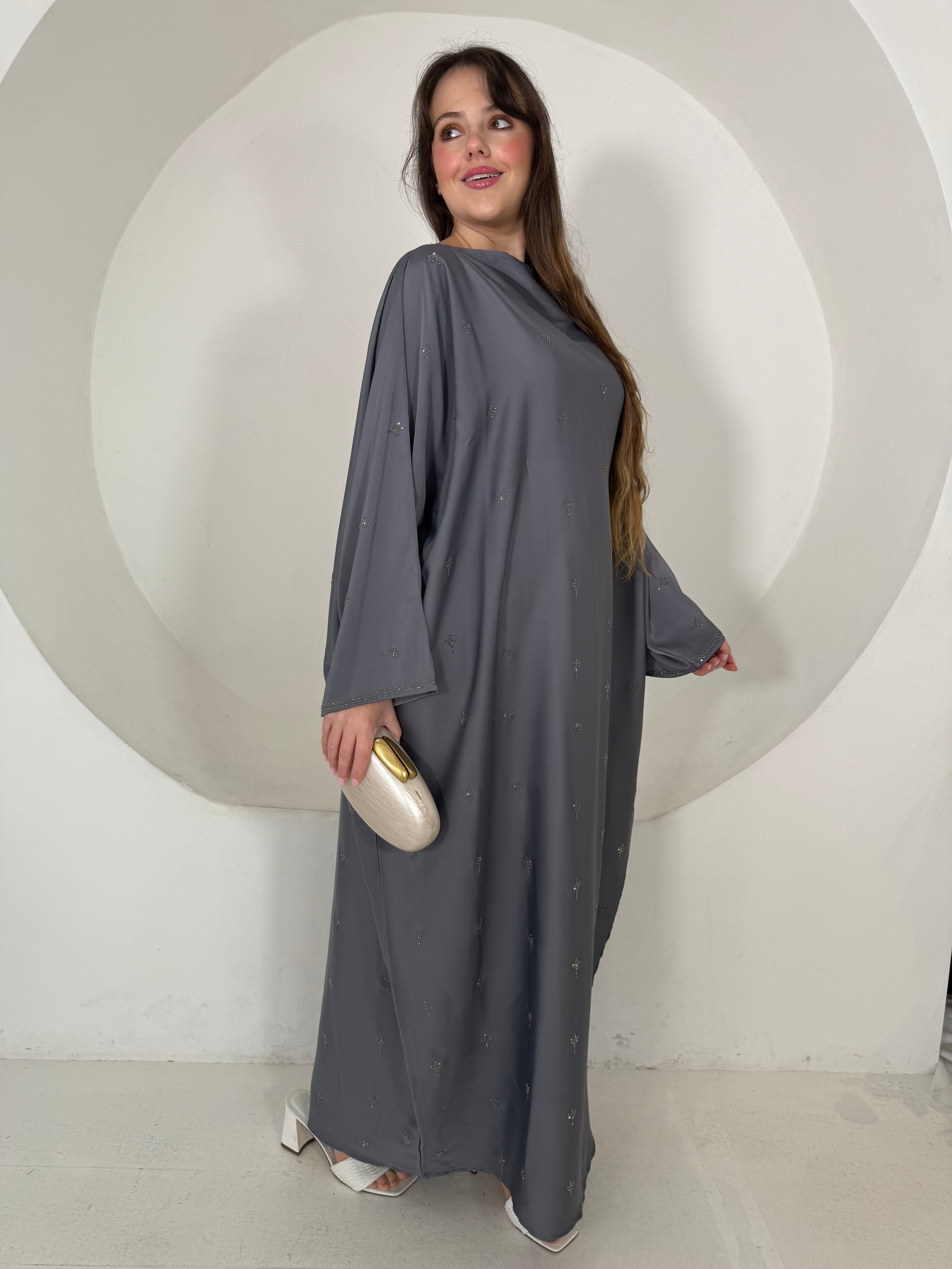 Nouf Abaya (Grey)