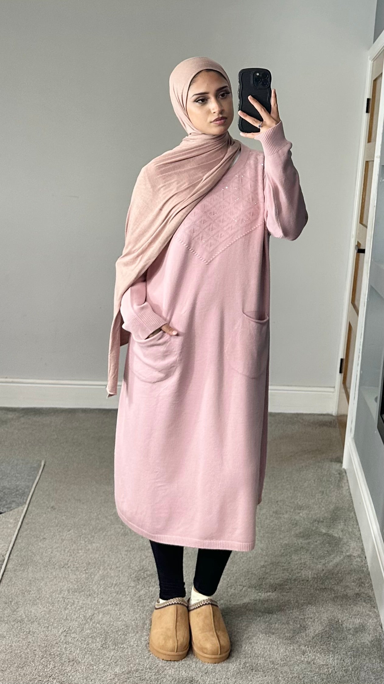 Leema soft knit pocket dress