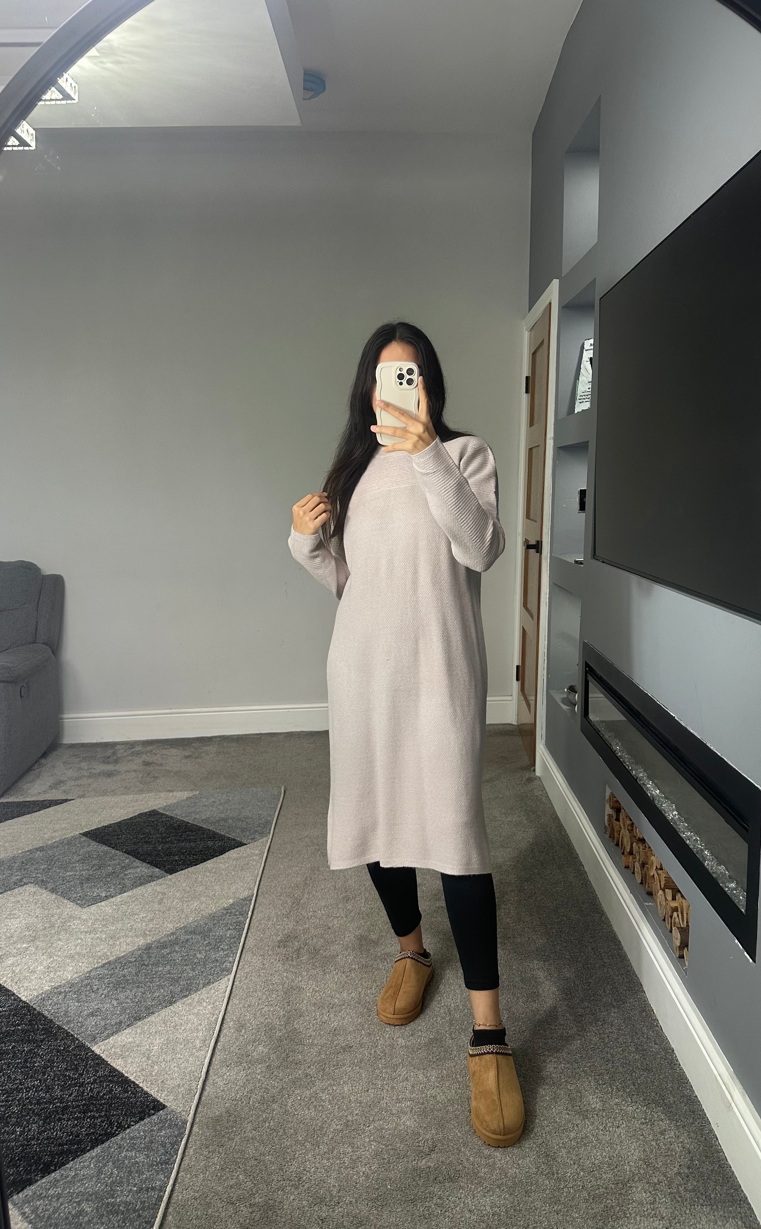 Leena Soft knitted jumper dress