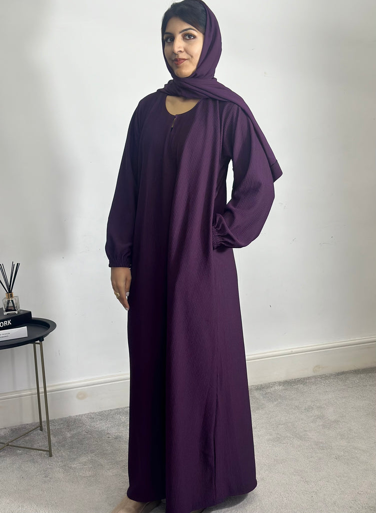 Husna Abaya (Plum)
