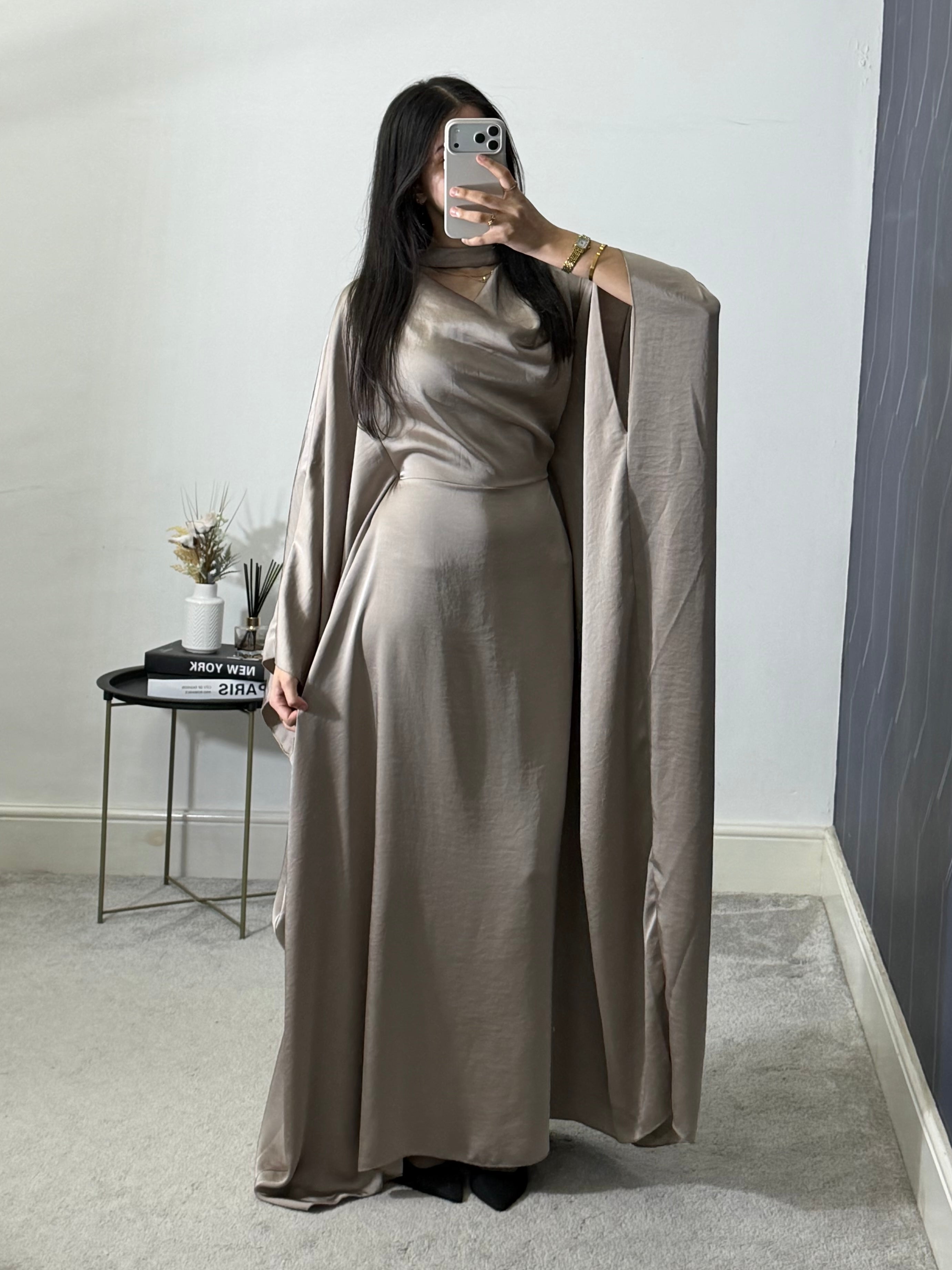 Aleena Kaftan Dress with inner belt