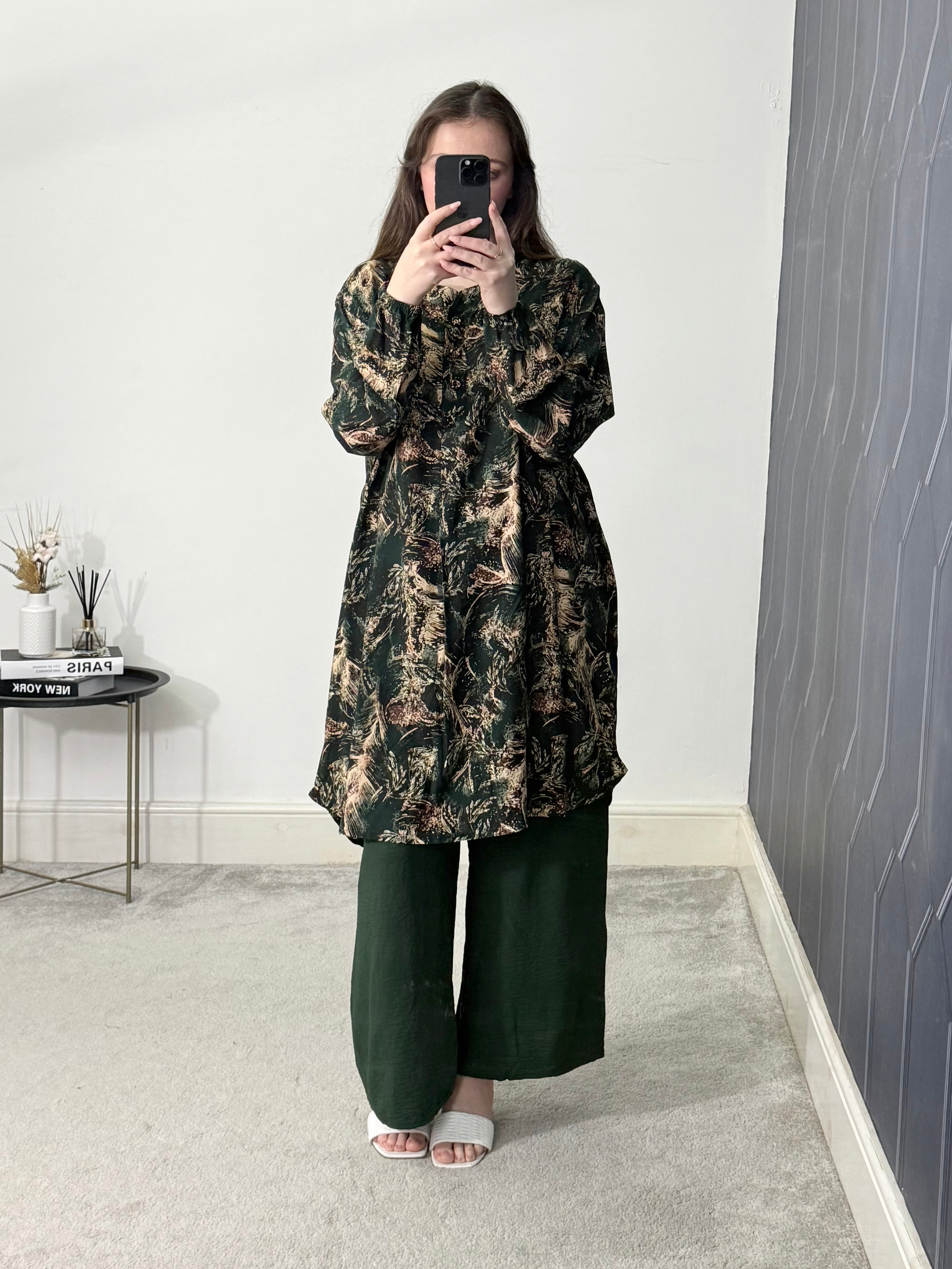 Printed 2 pieces co-ords set