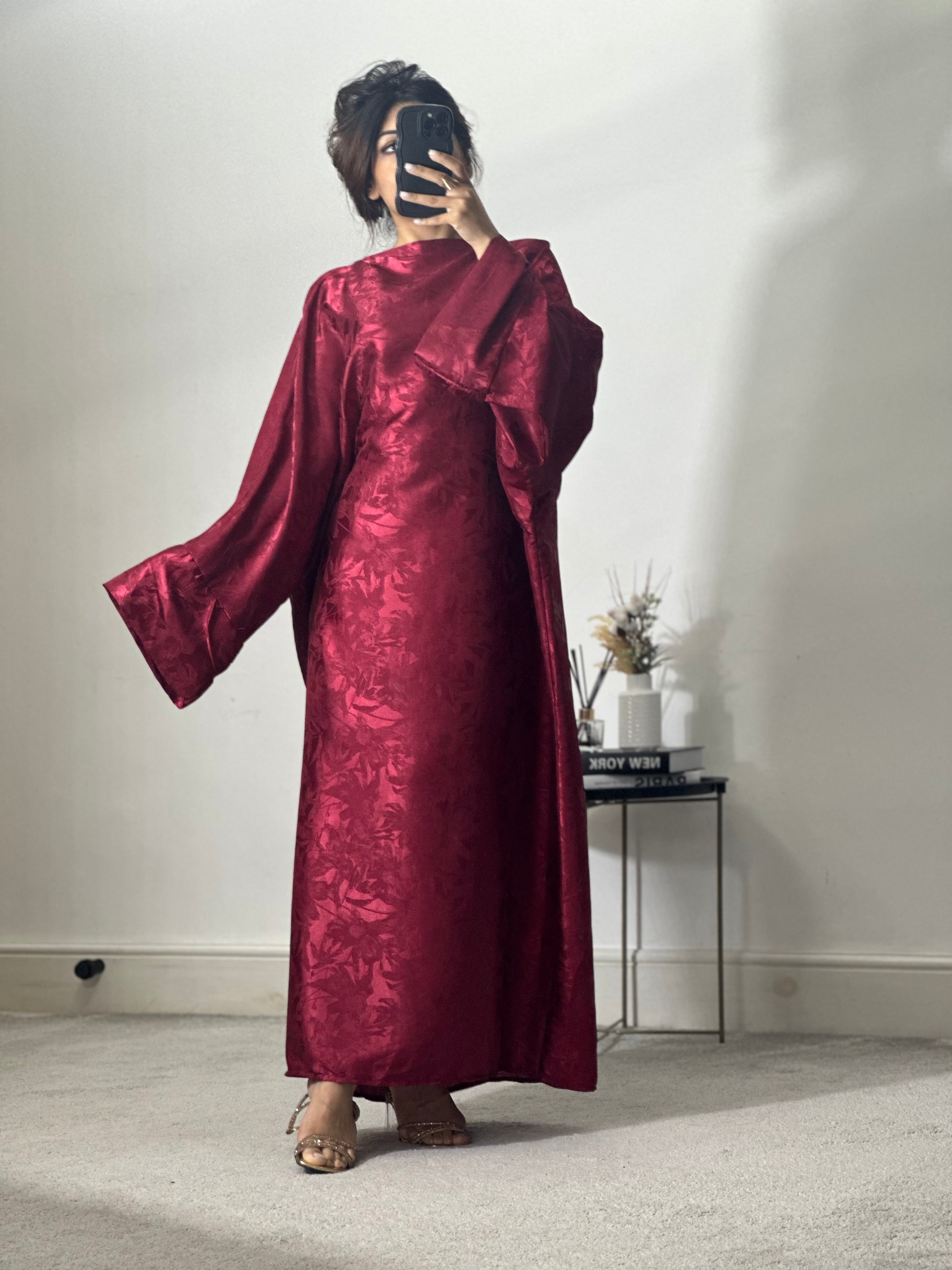 Bloom Satin Maxi Dress