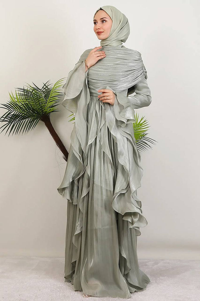 Liyana Modest Dress (sage)