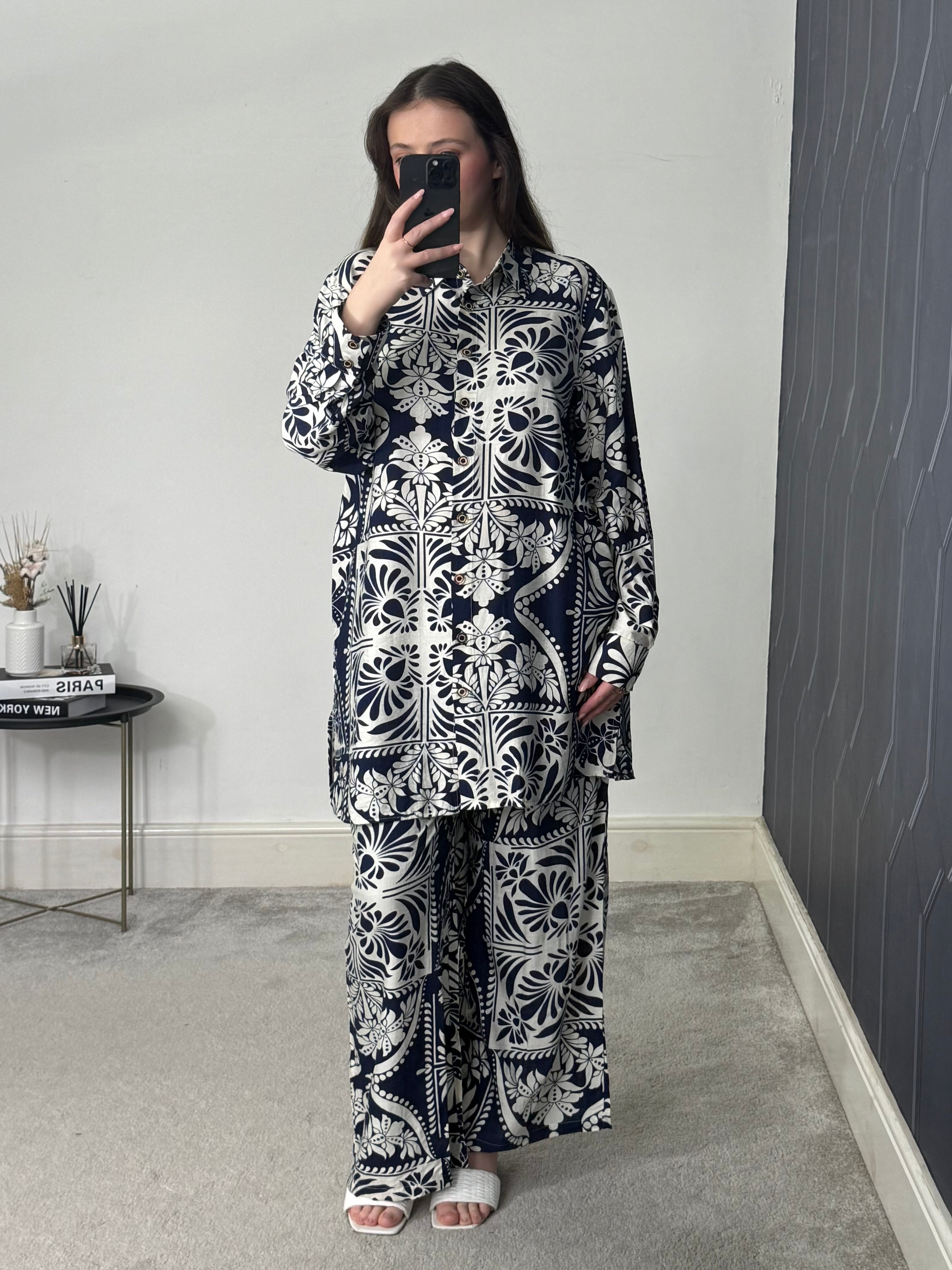 Printed 2 pieces co-ord set