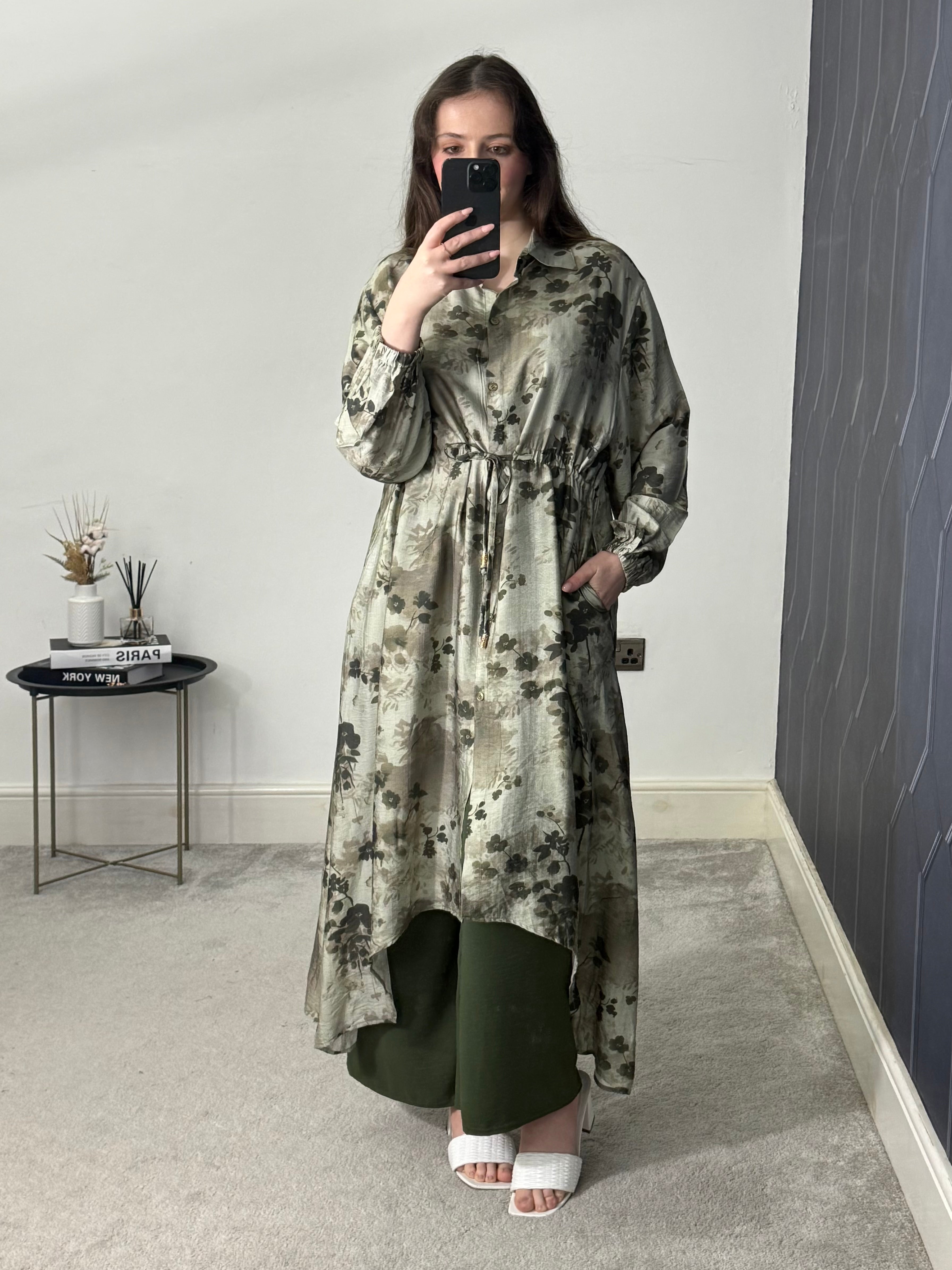 Afra Hi low printed 2 pcs set