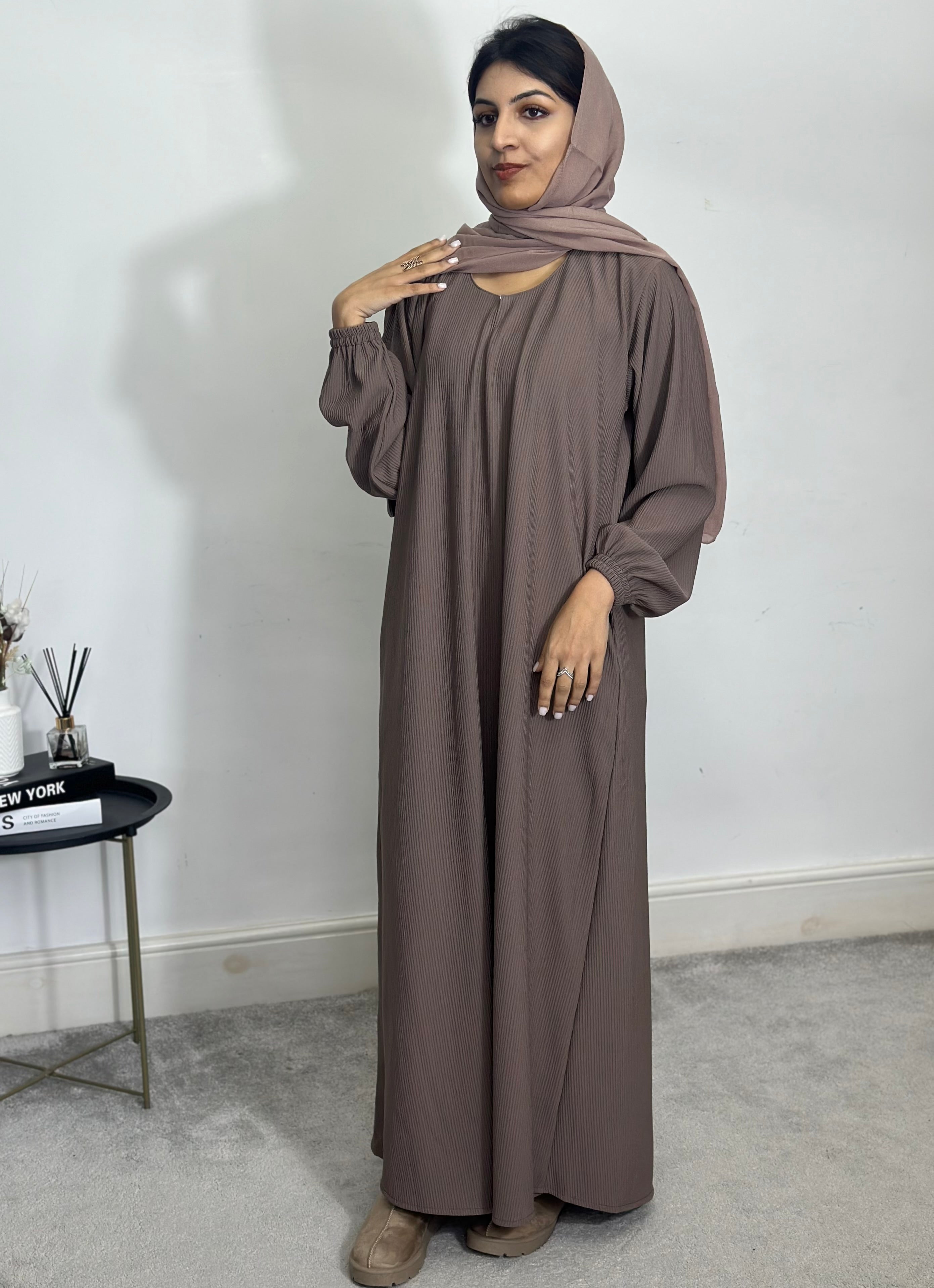 Husna Abaya (Mocha Taupe)