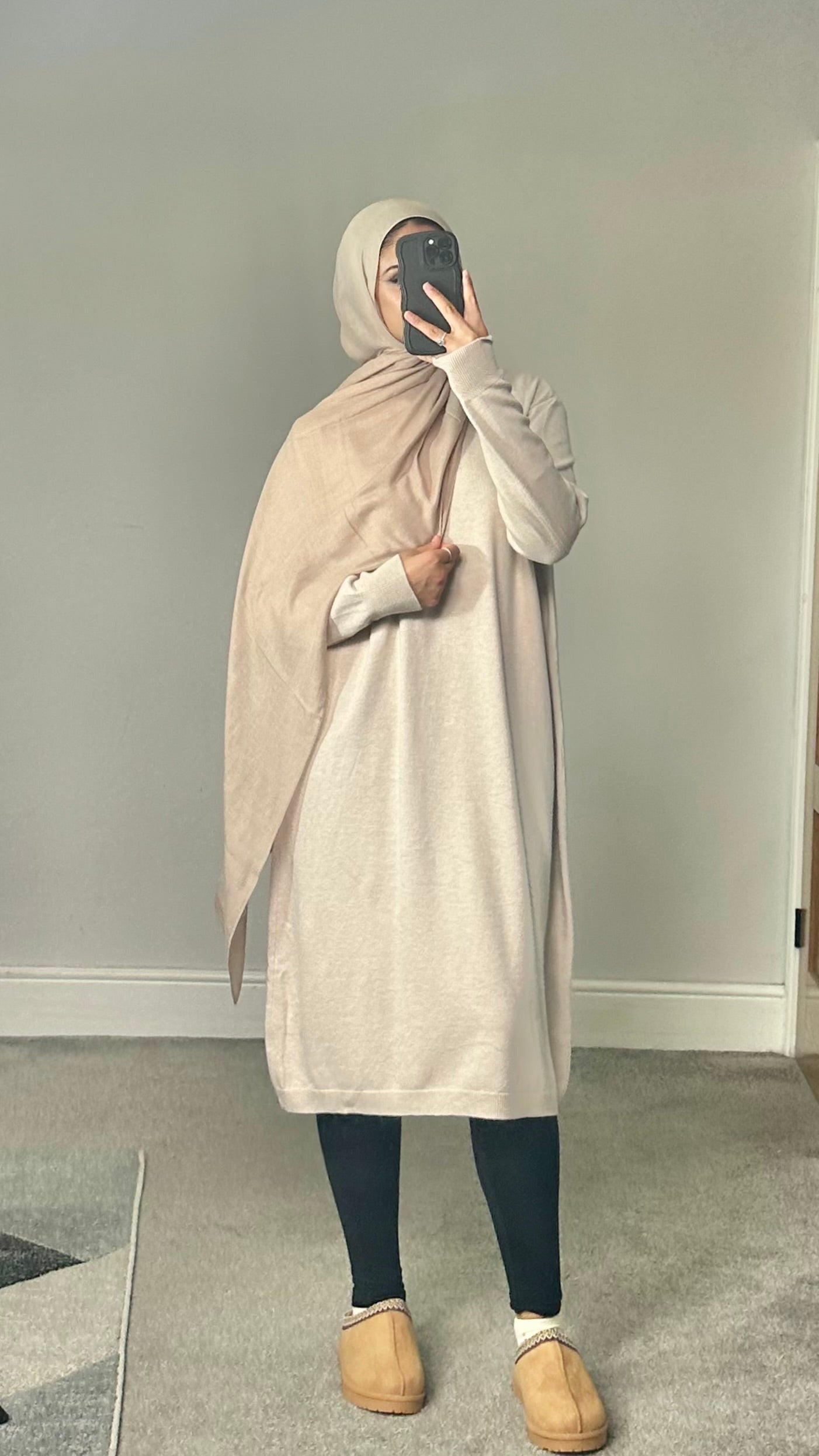 Maya Soft Knit Long sleeve dress